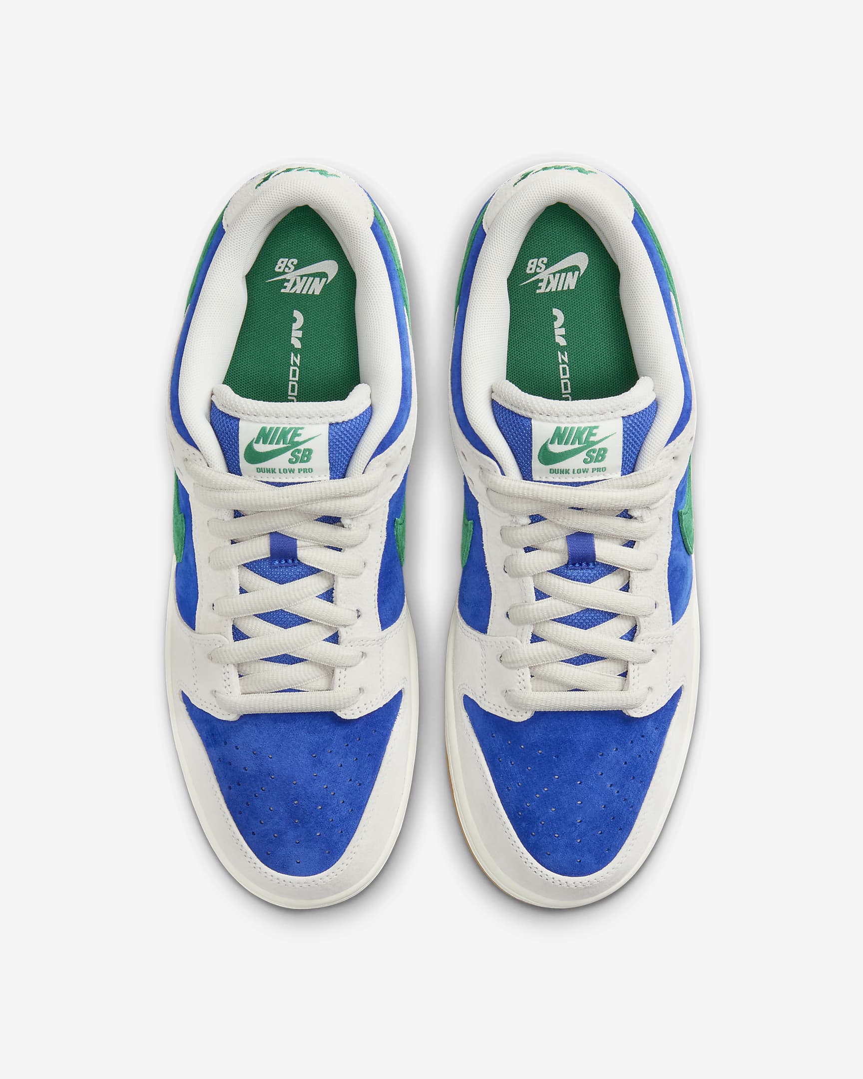 Nike SB Dunk Low Pro Skateboardschuh - Phantom/Hyper Royal/Malachite