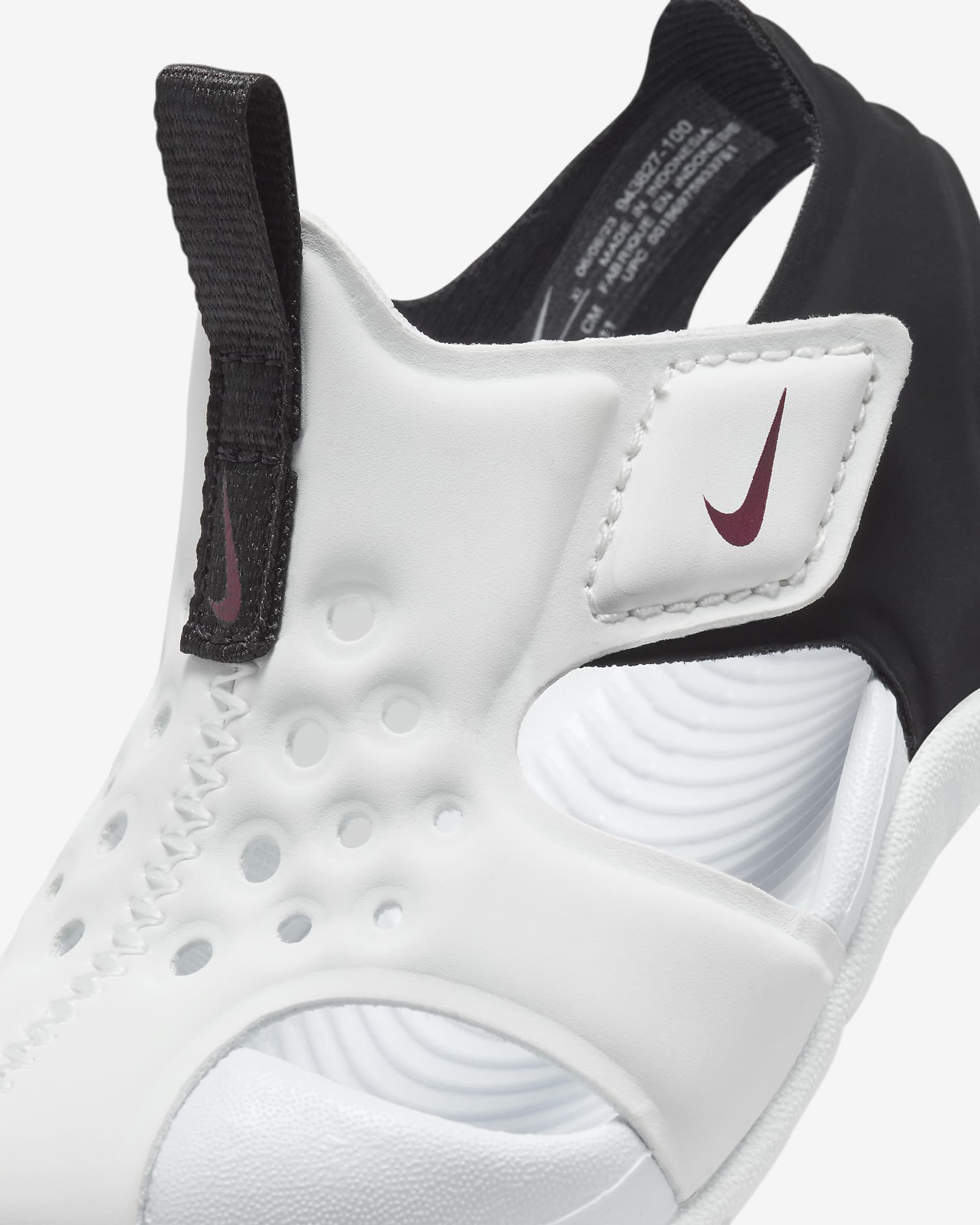 Sandalias para bebé e infantil Nike Sunray Protect 2 - Blanco cumbre/Negro/Blanco/Rojo team