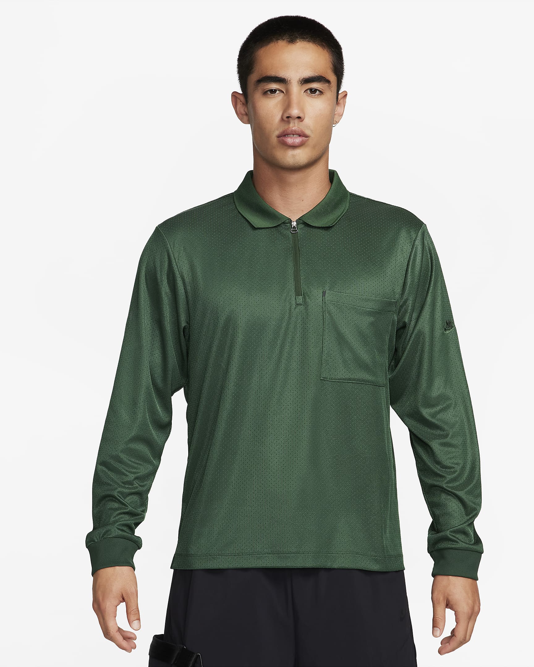 ナイキ スポーツウェア テック パック メンズ Dri-FIT 1/2ジップ ロングスリーブ トップ - ファー/ブラック/ファー