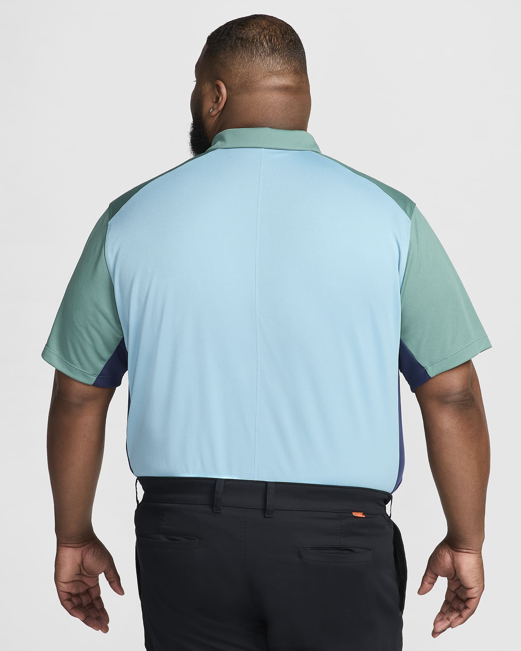 Polo da golf Dri-FIT Nike Victory+ – Uomo - Bicoastal/Midnight Navy/Denim Turquoise/Bianco