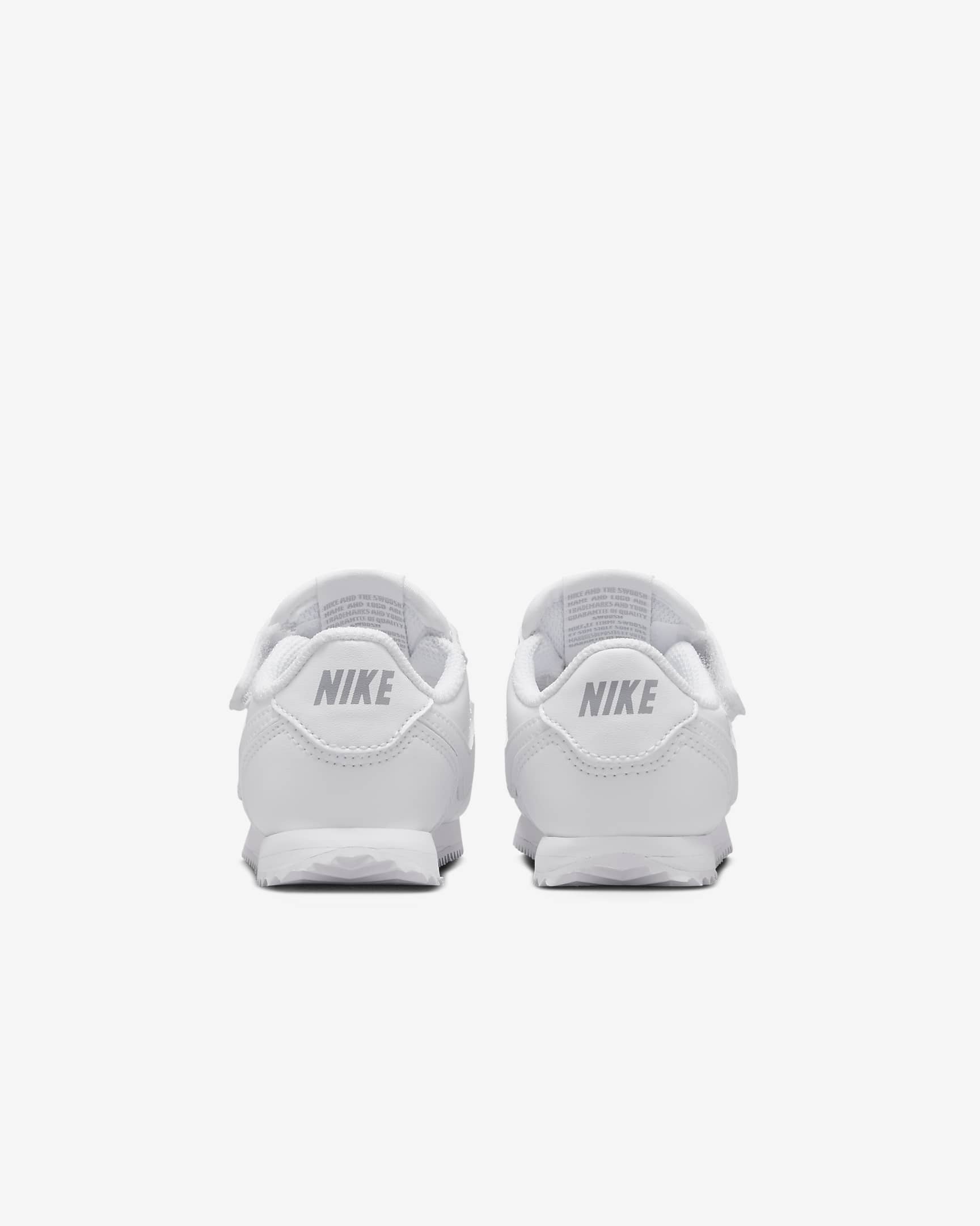 รองเท้าทารก/เด็กวัยหัดเดิน Nike Cortez EasyOn - ขาว/Wolf Grey/ขาว