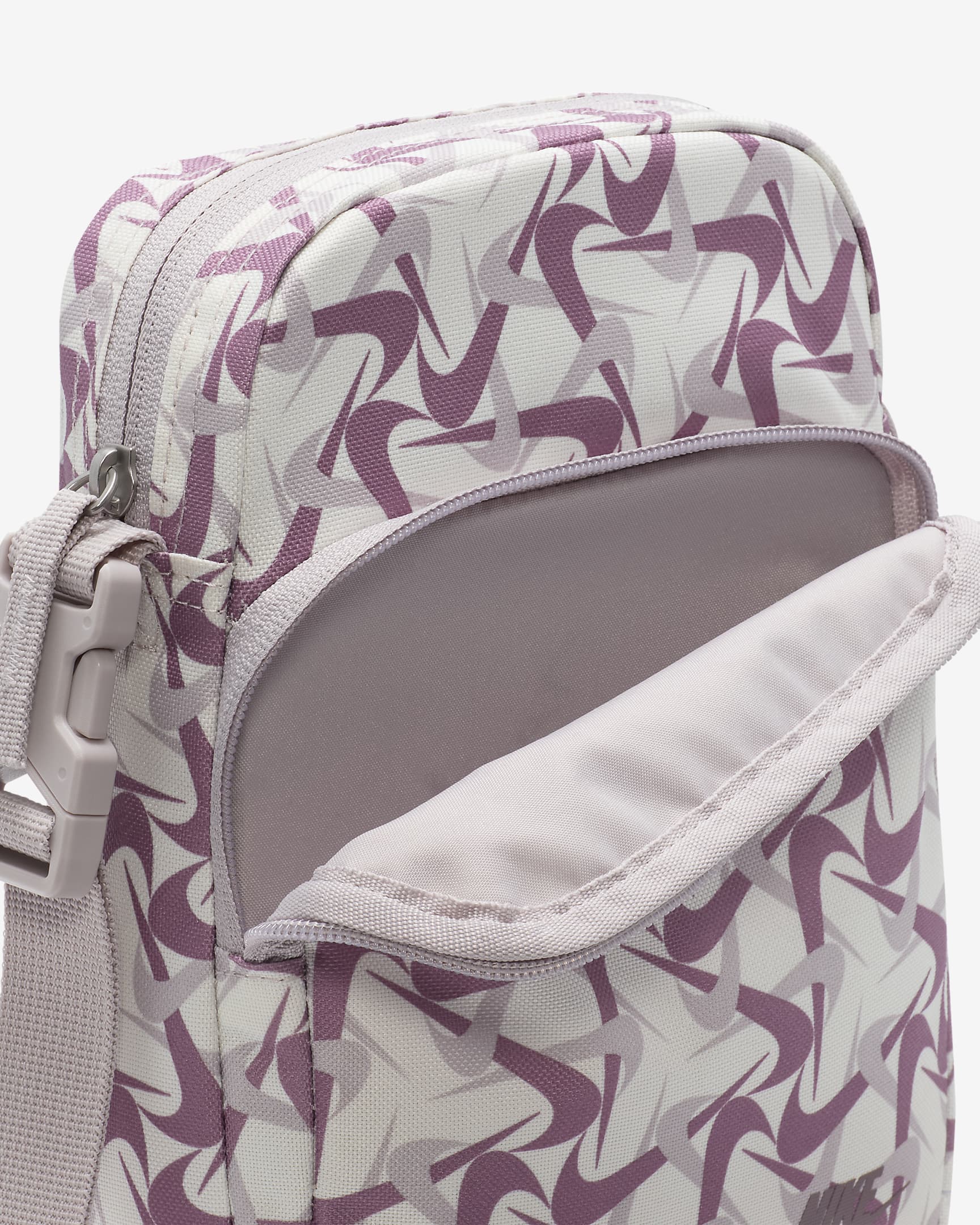 Nike Heritage Cross-Body Bag (4L) - Sail/Platinum Violet/Taupe Grey