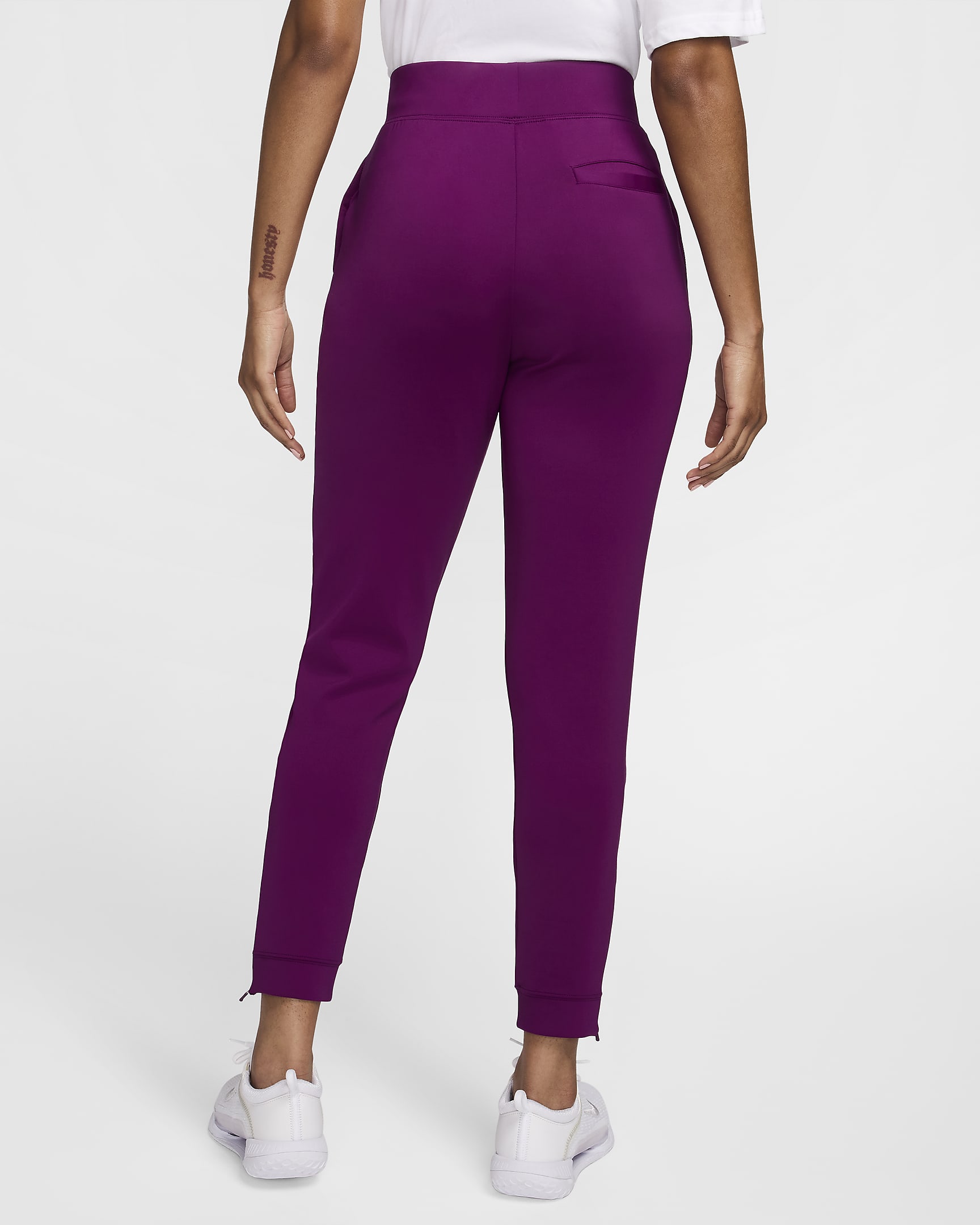 NikeCourt Dri-FIT Pantalón de tenis de tejido Knit - Mujer - Sangria