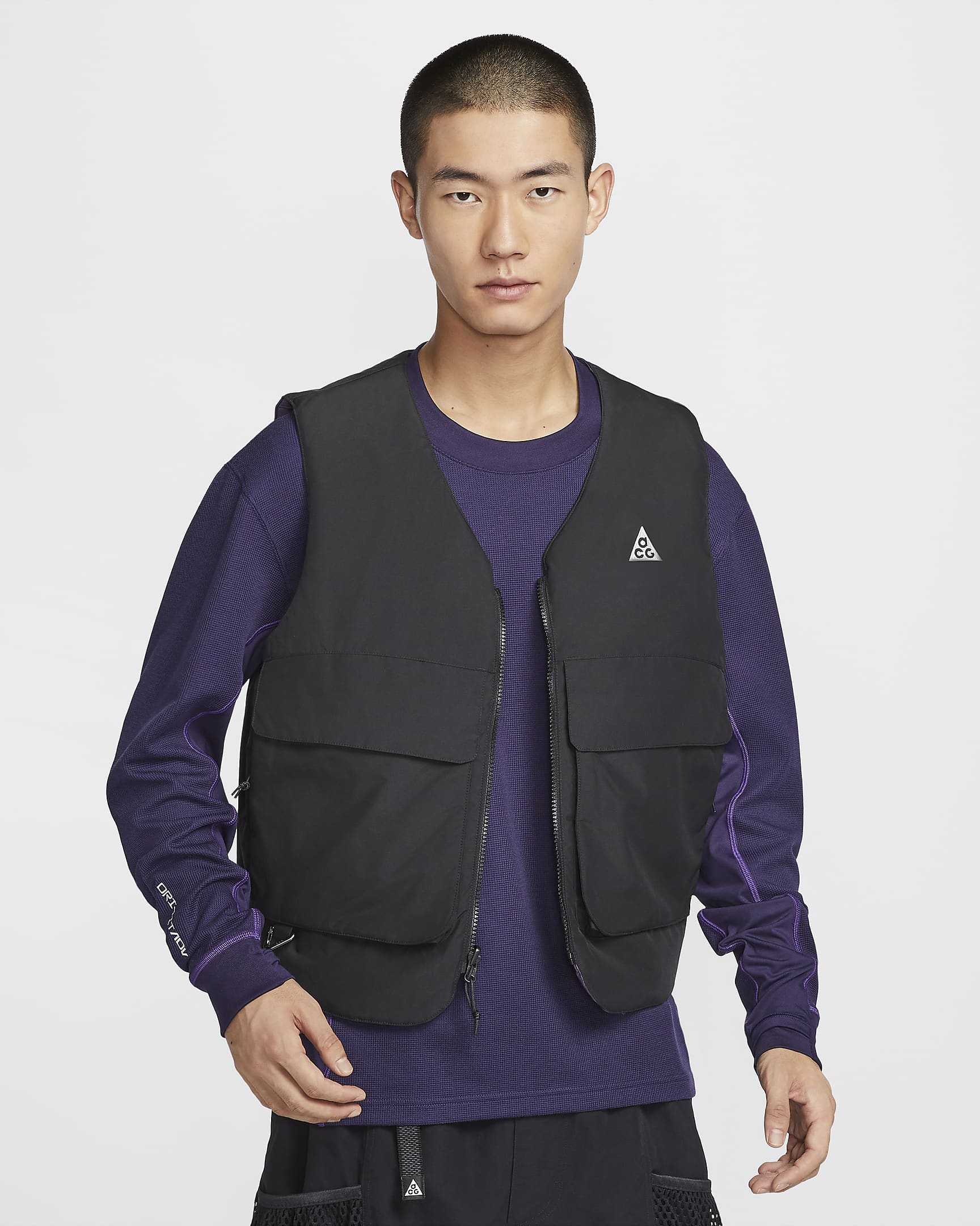 ナイキ ACG "Skull Peak" PrimaLoft® リバーシブル ベスト - ブラック/ダークレーズン/サミットホワイト