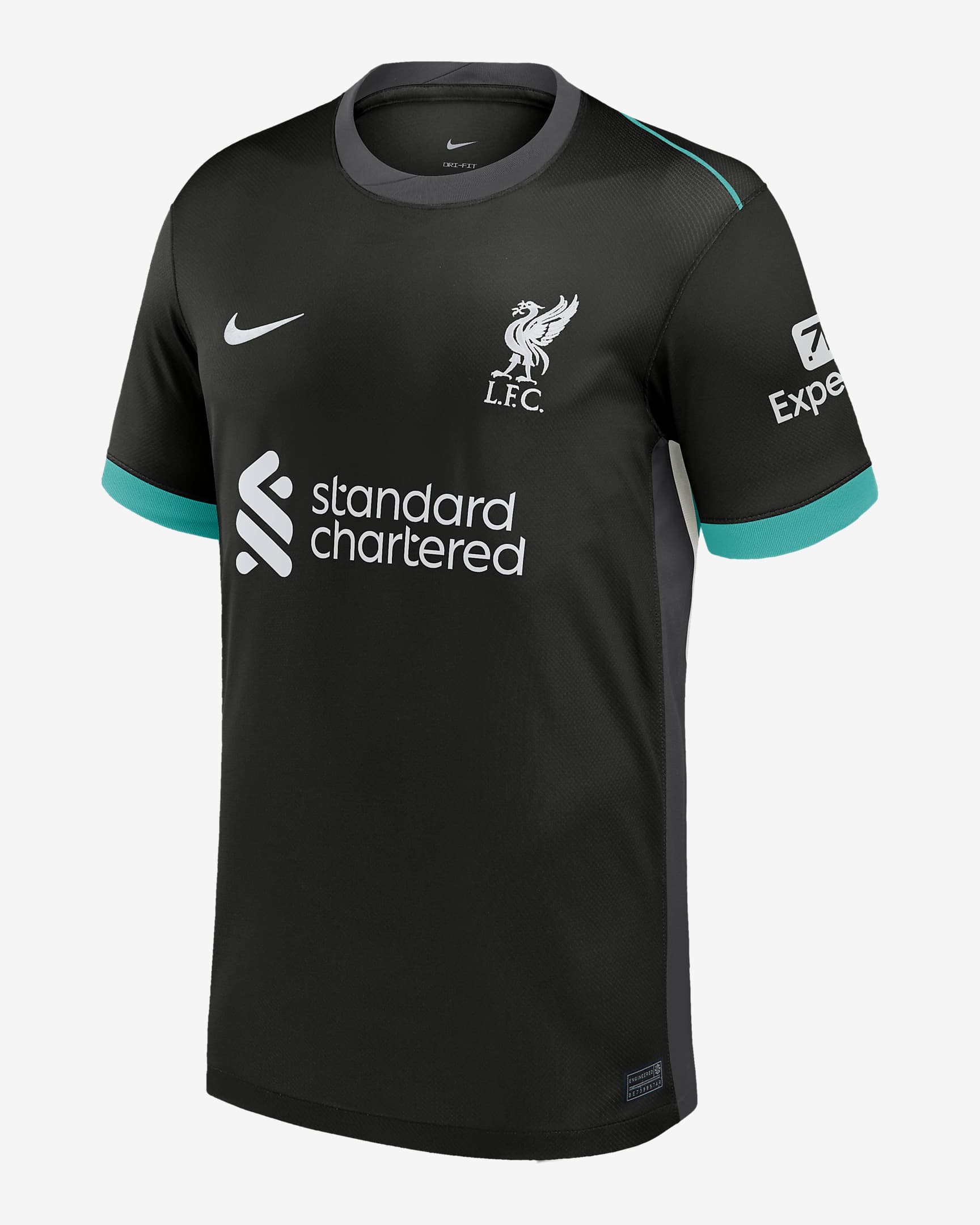 Virgil van Dijk Liverpool 2024/25 Stadium Away Men's Nike Dri-FIT Soccer Jersey - Forest Green