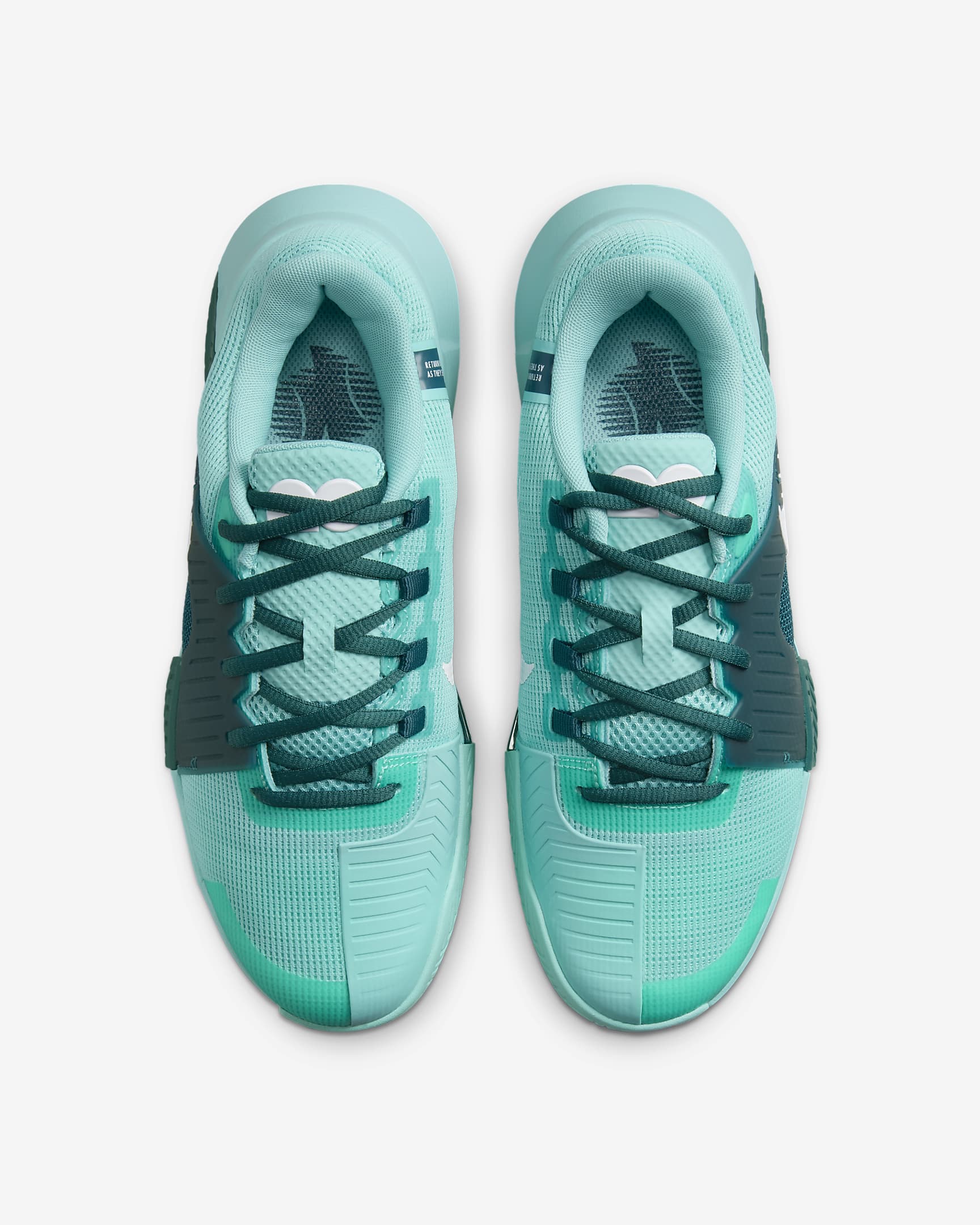 Chaussure de tennis pour surface dure Nike GP Challenge 1 « Naomi Osaka » Premium pour femme - Aurora Green/Geode Teal/Blanc