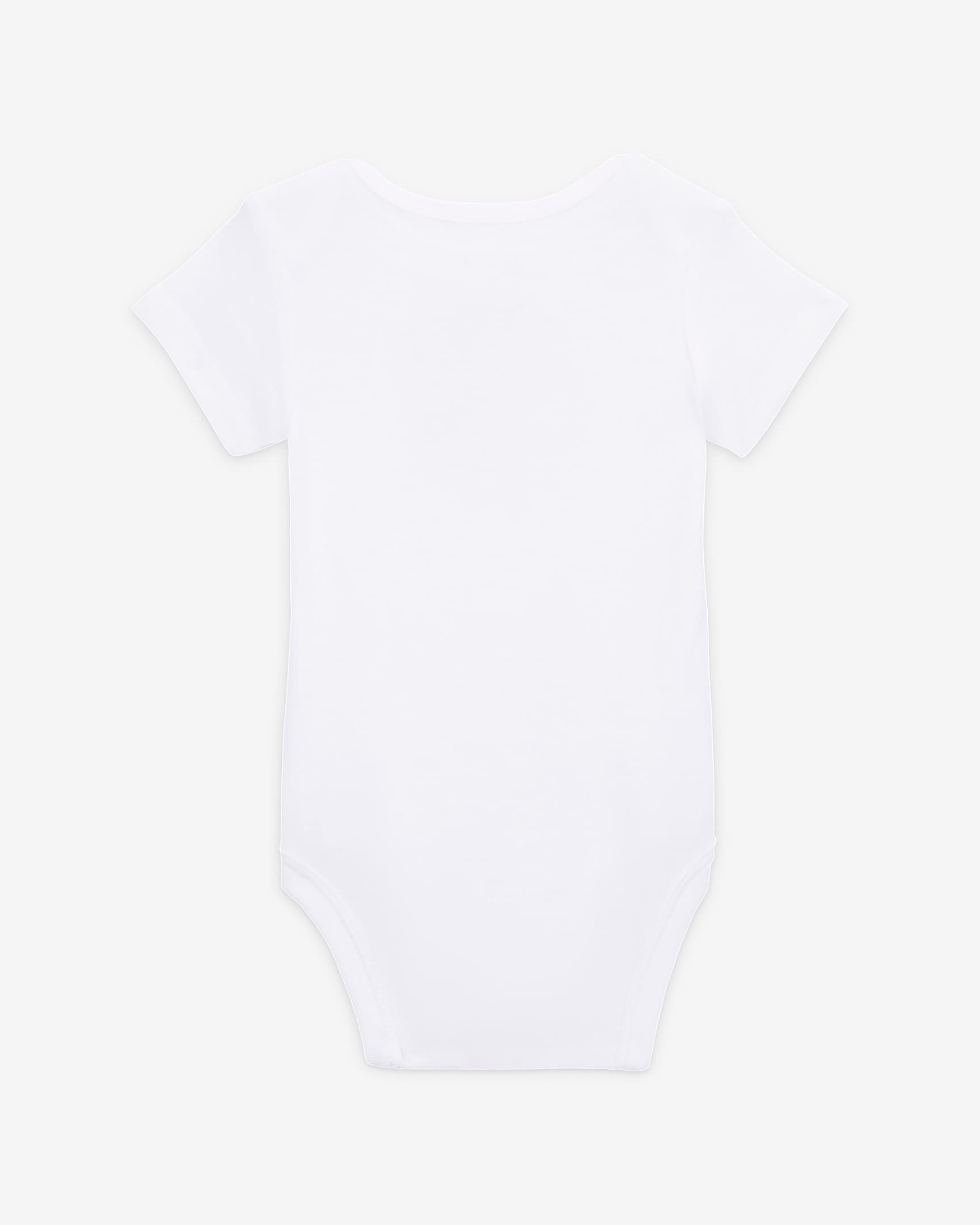 Nike Essentials Baby (0-9M) 5-Pack Bodysuit Set - White