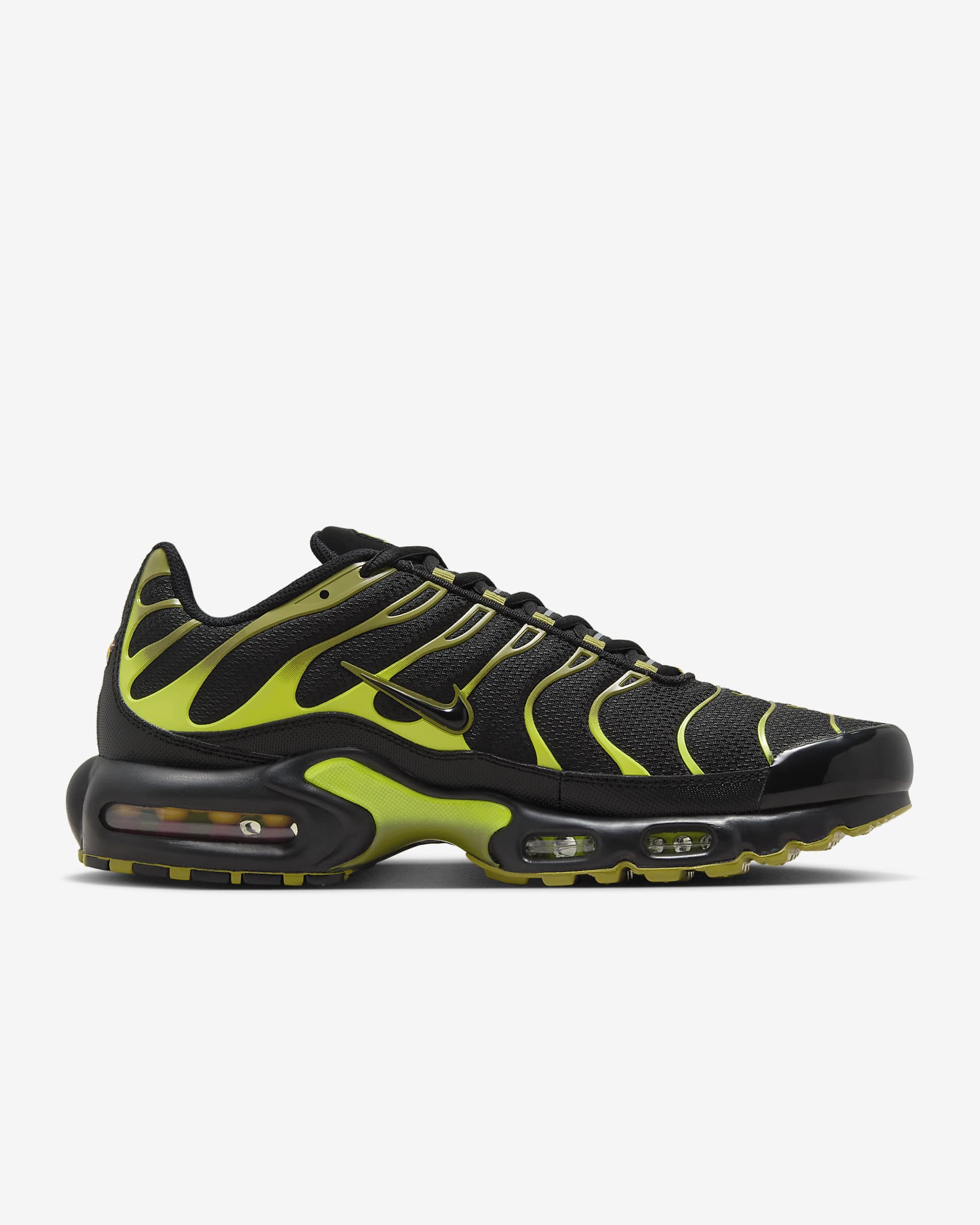 Nike Air Max Plus Herenschoenen - Zwart/Cyber/Pacific Moss/Zwart