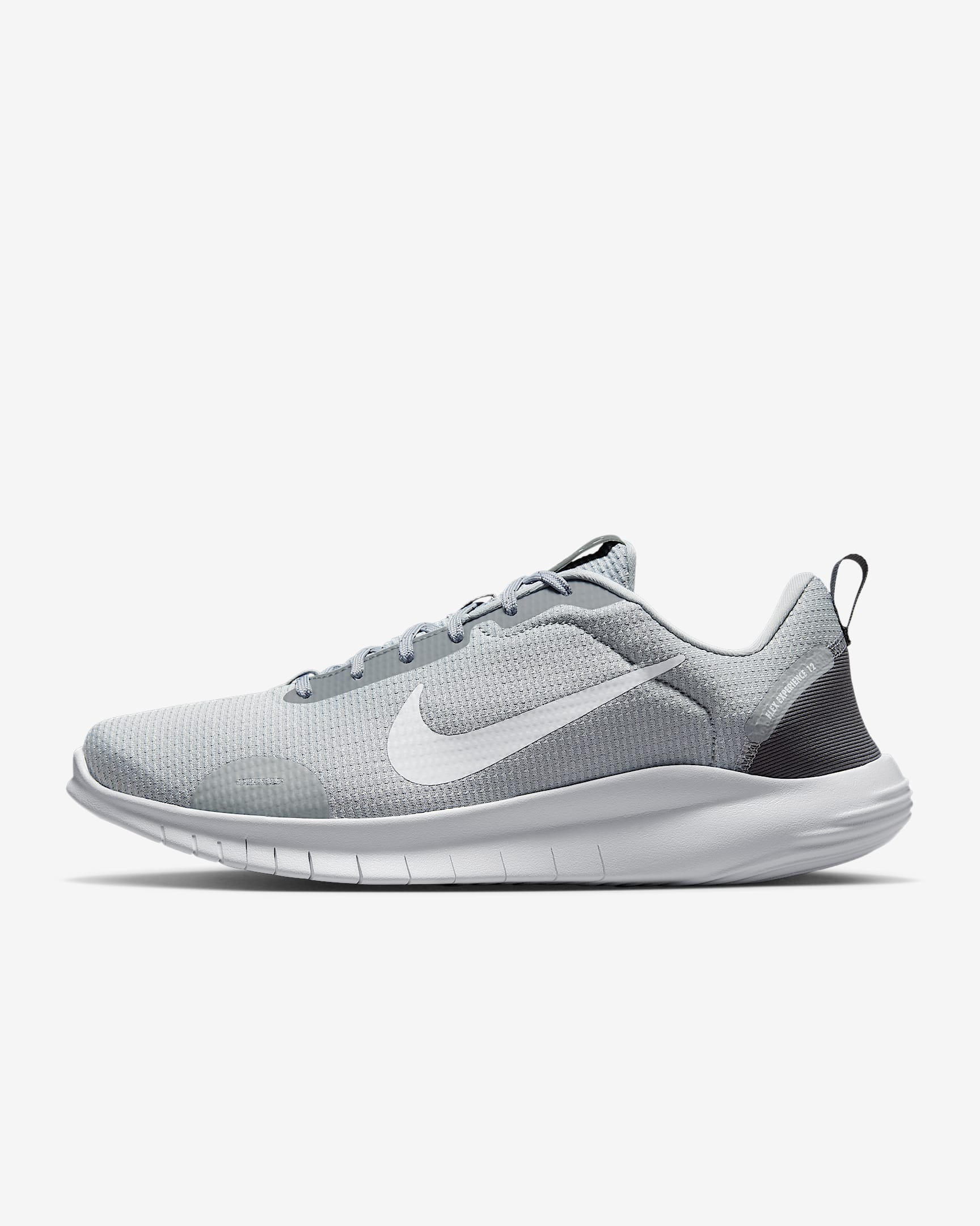 Nike Flex Experience Run 12 Men's Road Running Shoes - Wolf Grey/Iron Grey/White