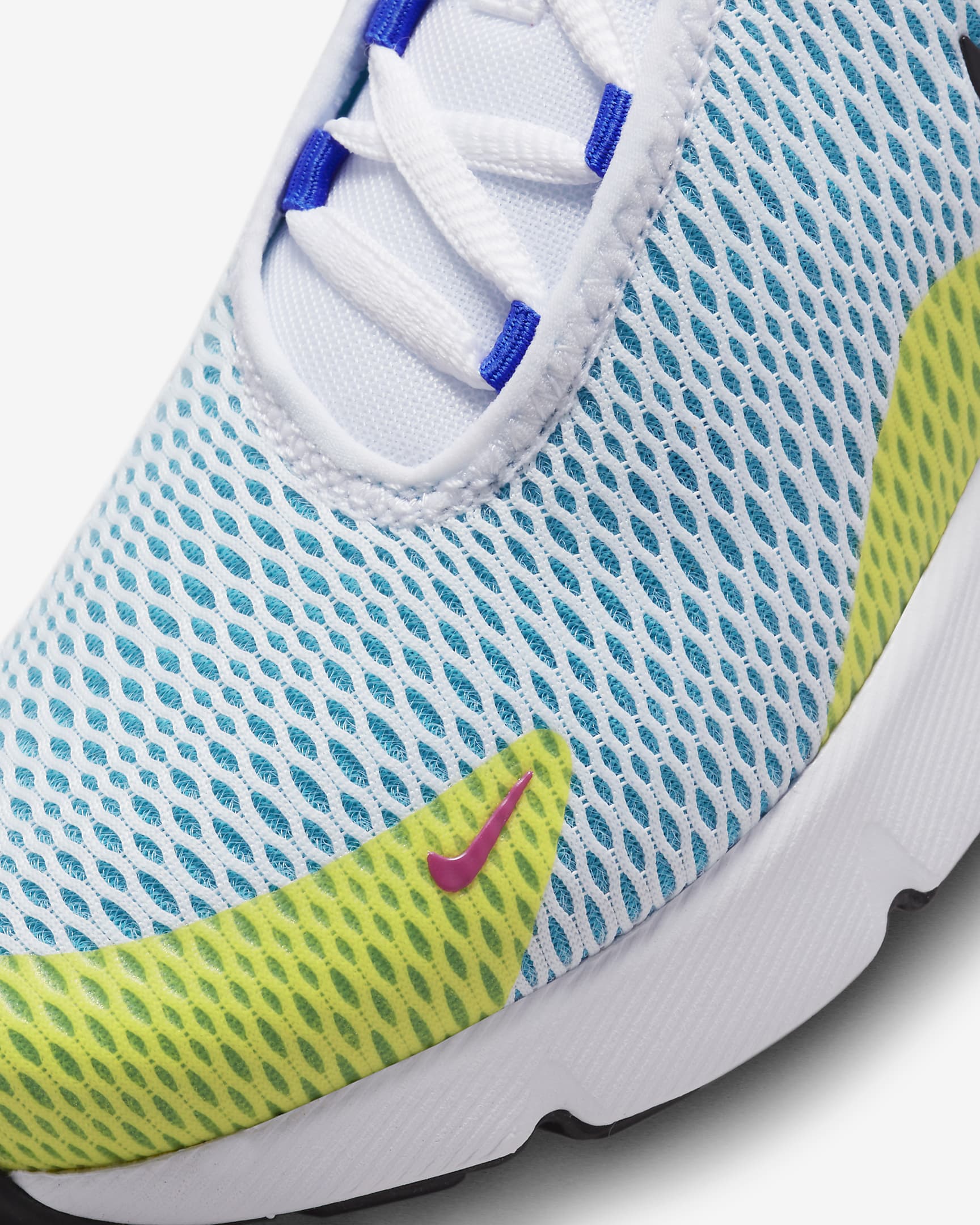 Nike Air Max 270 Little Kids' Shoes - White/Hyper Royal/Pink Spell/Black