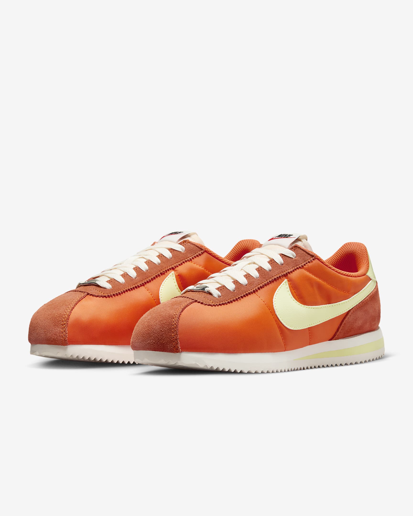 Nike Cortez Textile Damenschuh - Safety Orange/Sail/Team Orange/Life Lime