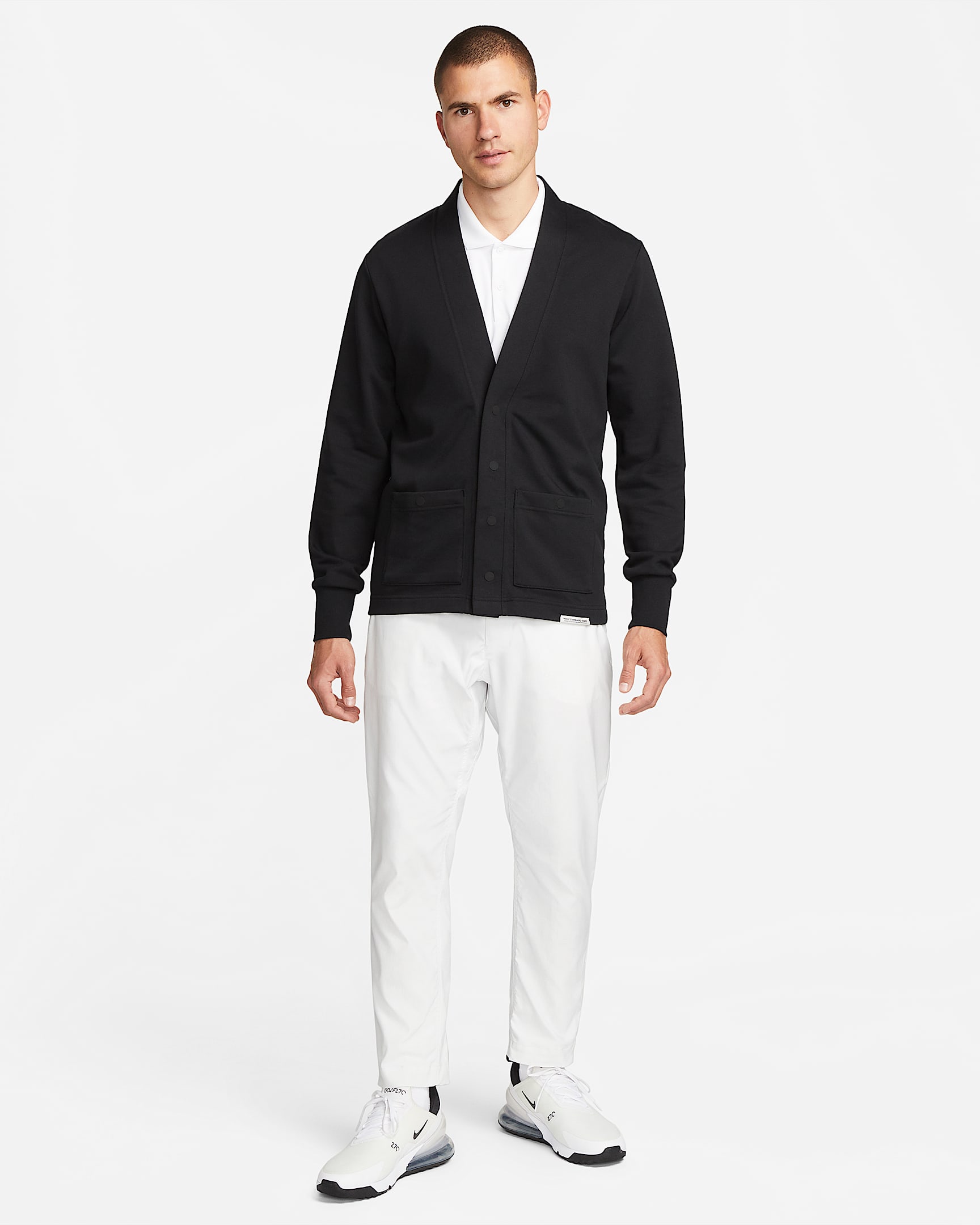 Nike DriFIT Standard Issue Men's Golf Cardigan.