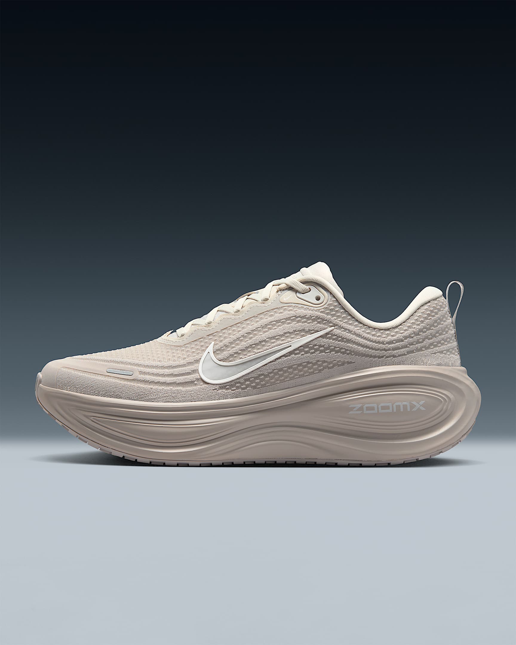 Nike Vomero Plus Men's Road Running Shoes - Light Bone/Light Iron Ore/Metallic Silver/Phantom