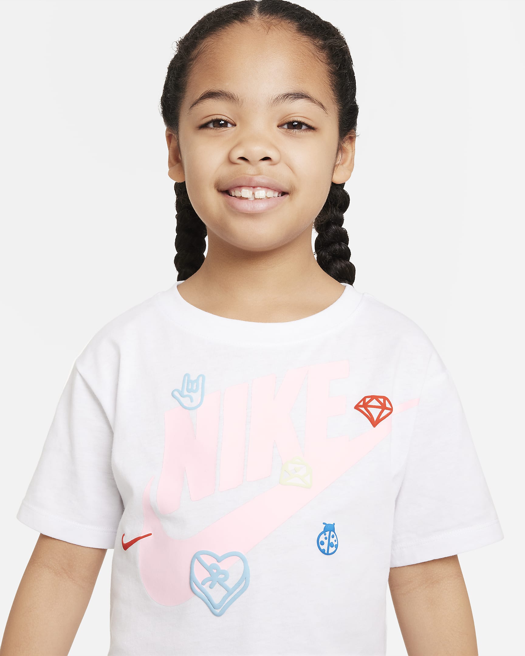 Nike Love Icon Boxy Tee Little Kids' T-Shirt. Nike.com