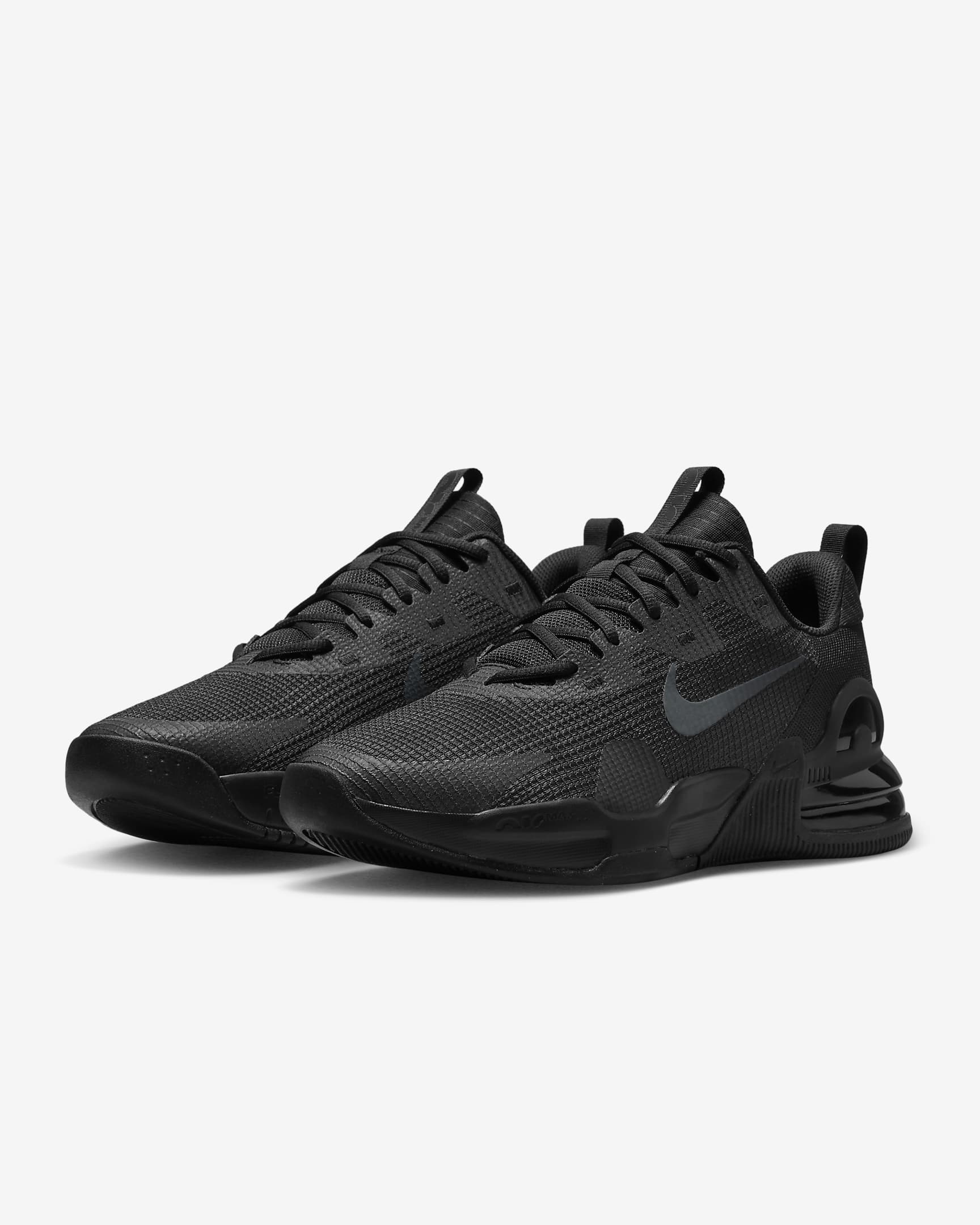 Nike Air Max Alpha Trainer 5 Men's Workout Shoes - Black/Black/Dark Smoke Grey