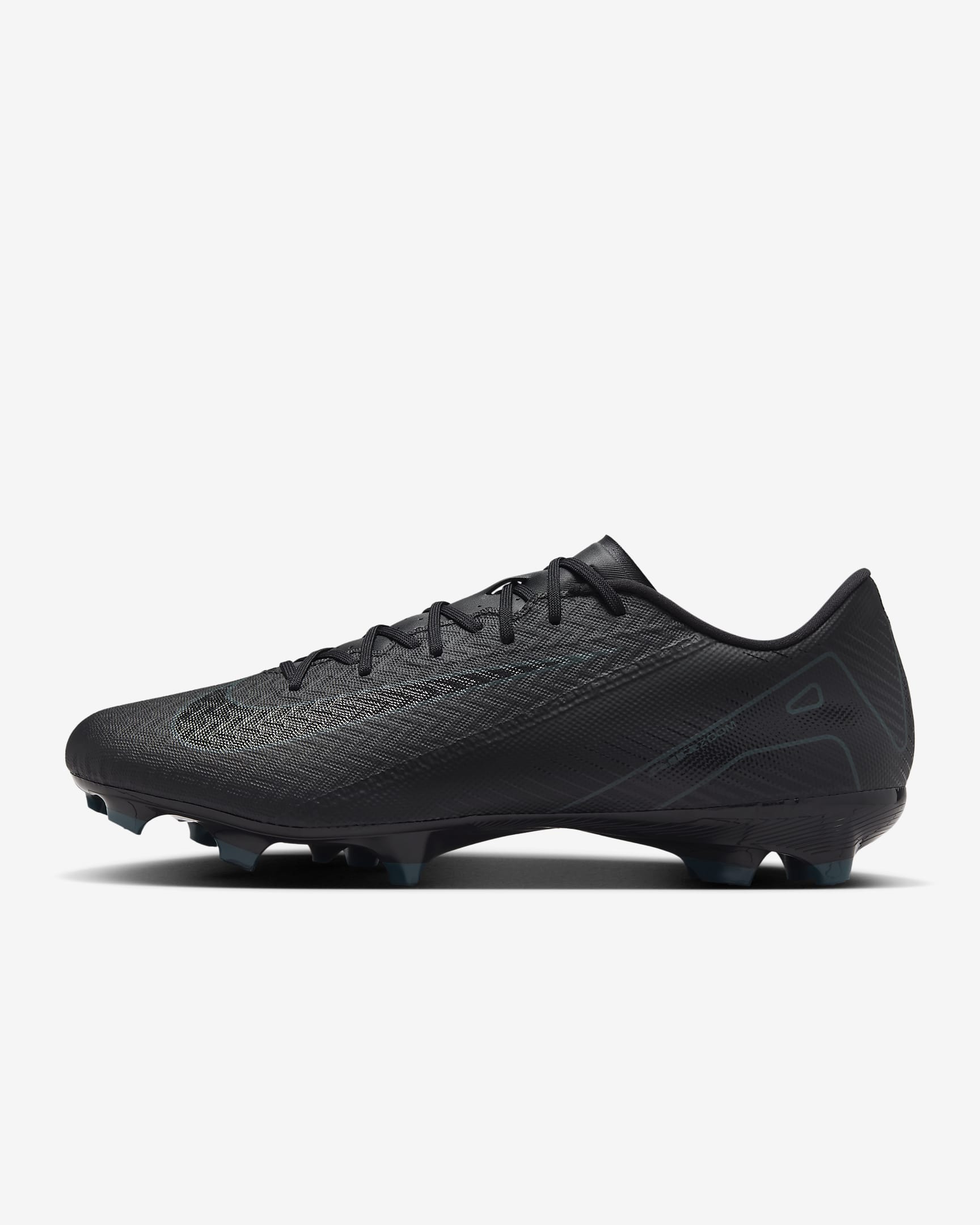 Nike Mercurial Vapor 16 Academy MG alacsony szárú, stoplis futballcipő - Fekete/Deep Jungle/Fekete