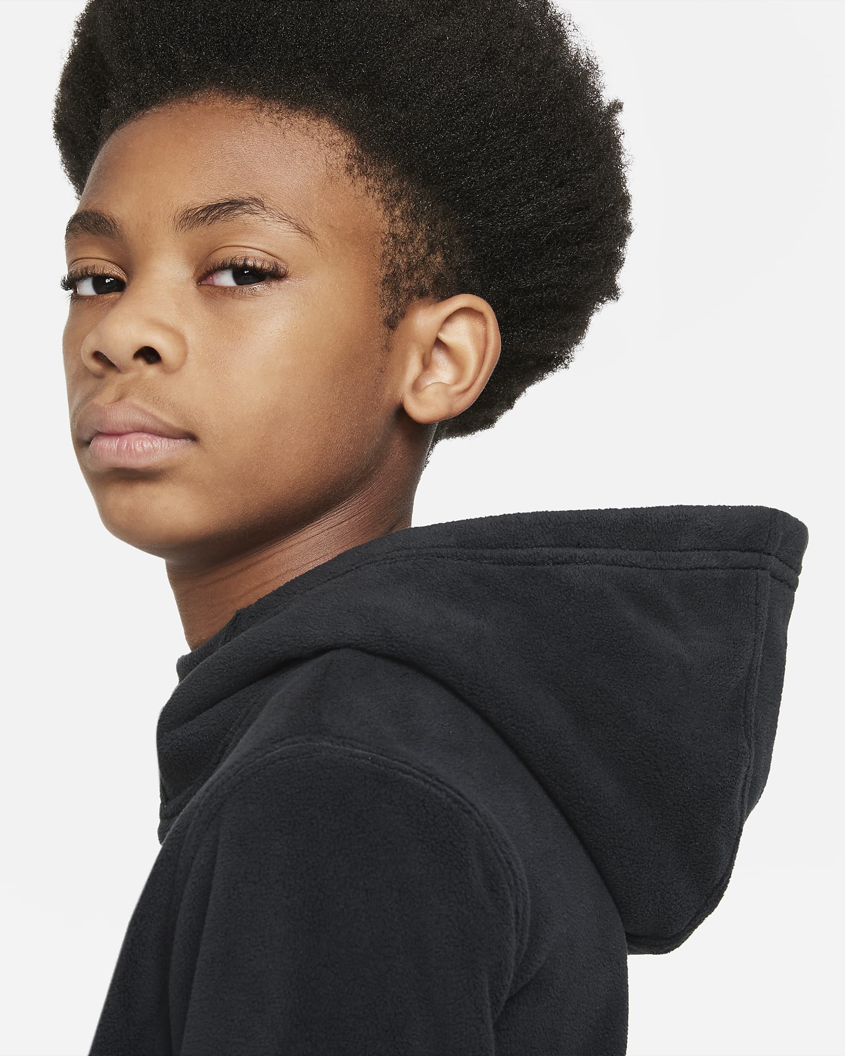 Nike Sportswear Big Kids' (Boys') JDI Winterized Top - Black/White