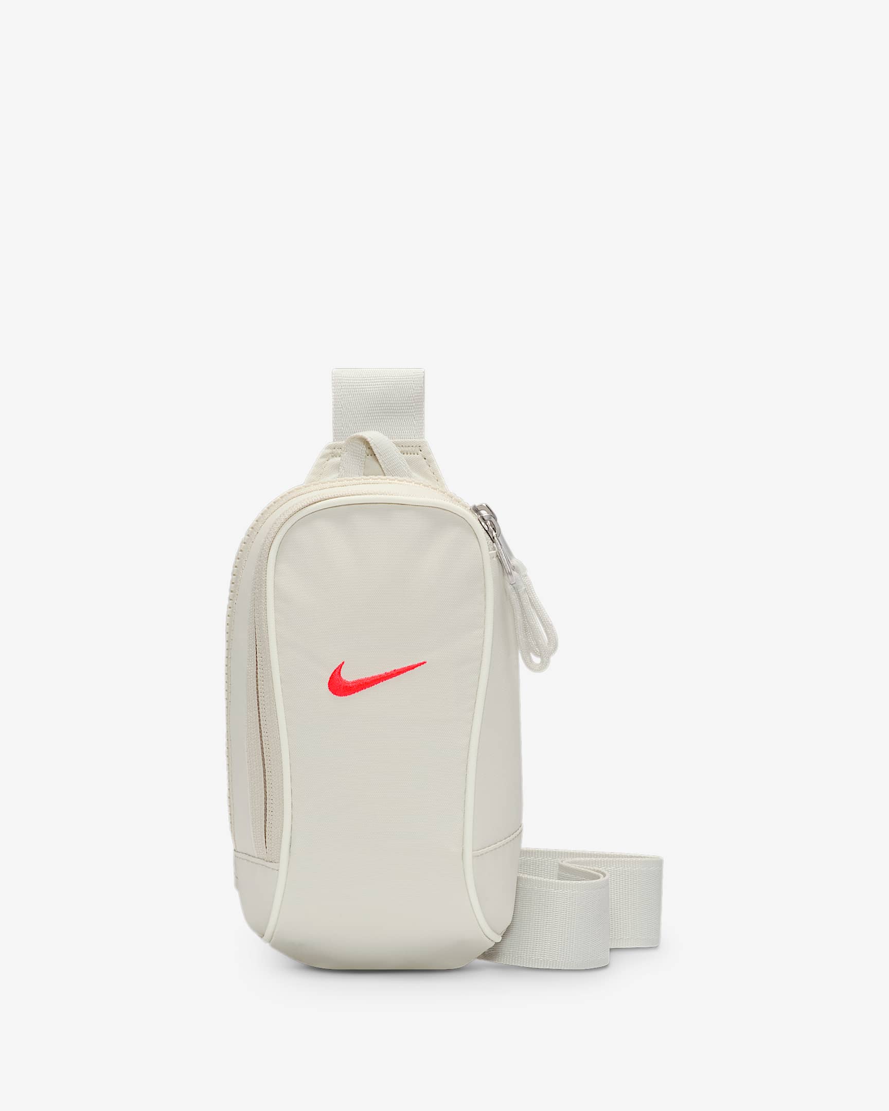 Nike Sportswear Essentials Crossbody Bag (1L) - Light Bone/Sail/Bright Crimson