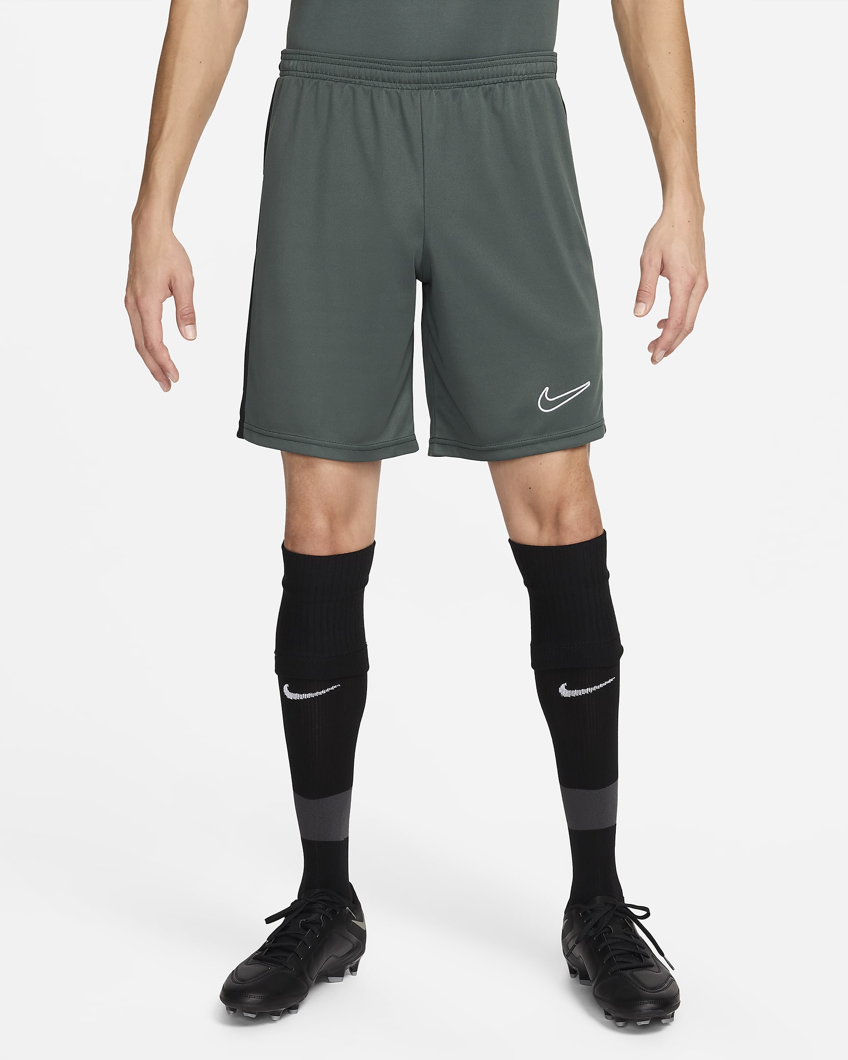 Nike Dri-FIT Academy Men's Dri-FIT Football Shorts - Vintage Green/Black/White