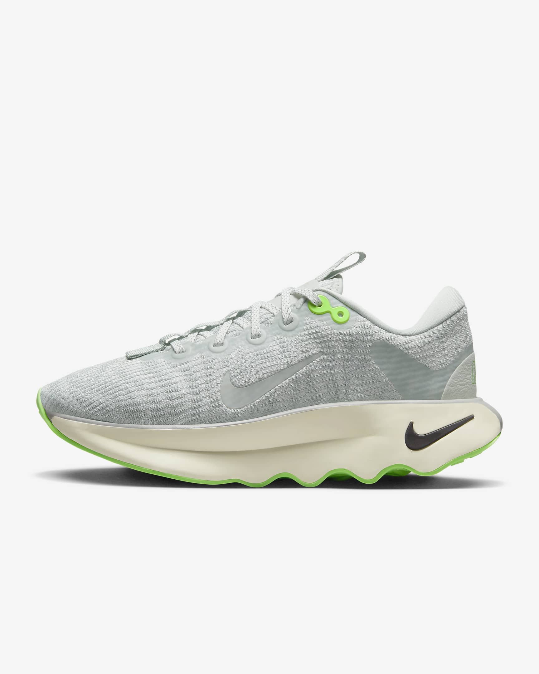 Nike Motiva Women's Walking Shoes - Light Silver/Green Strike/Coconut Milk/White