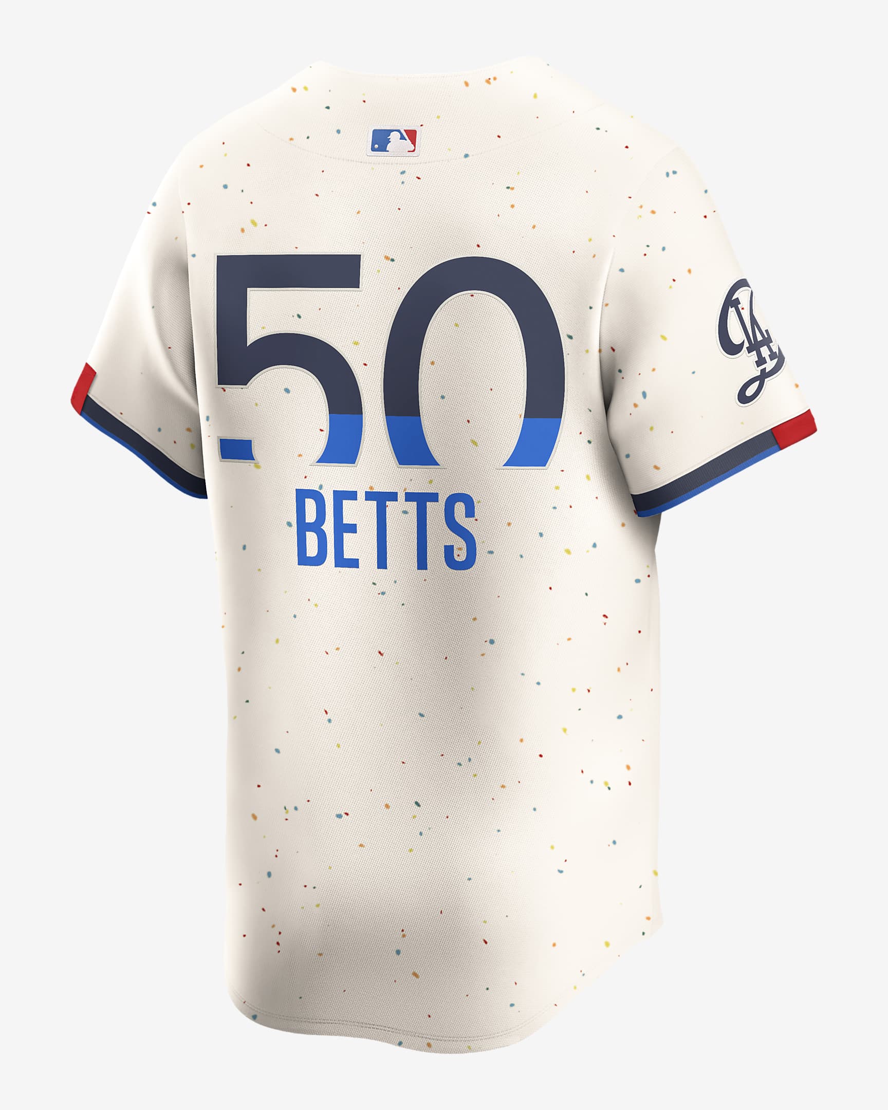 Mookie Betts Los Angeles Dodgers City Connect Men's Nike Dri-FIT ADV MLB Limited Jersey - Cream