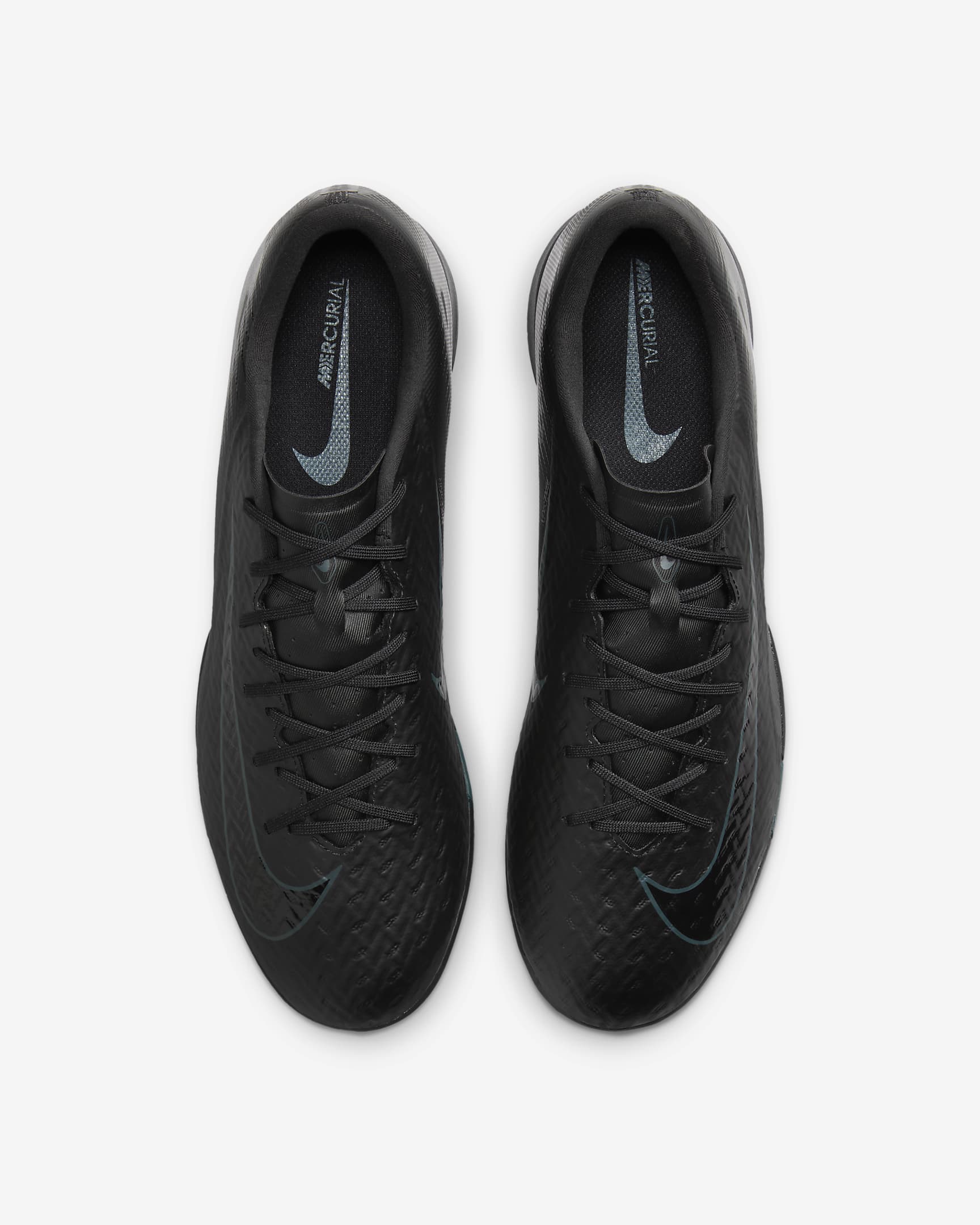 Nike Mercurial Vapor 16 Academy IC Low-Top Football Shoes - Black/Deep Jungle/Black