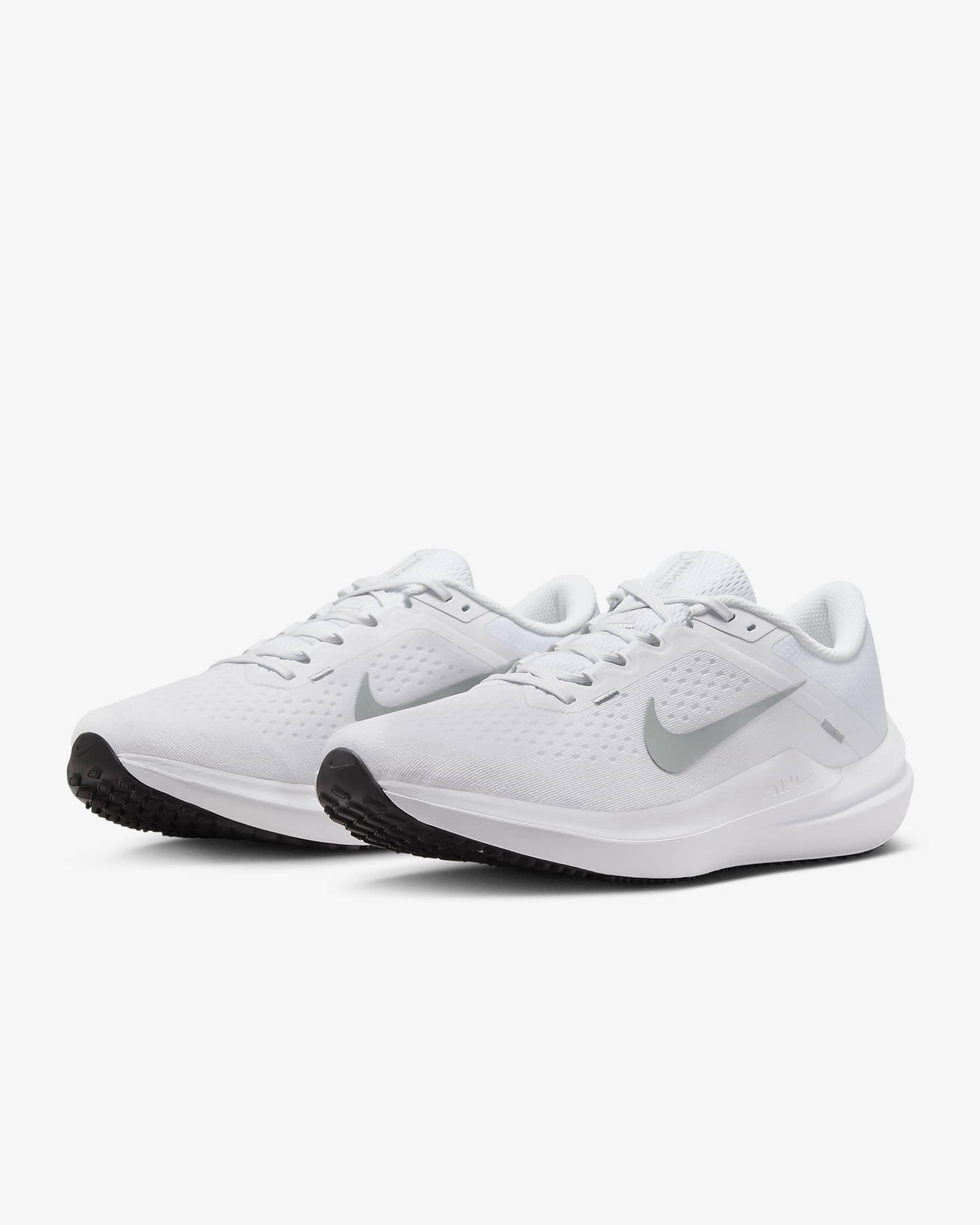 Nike Winflo 10 Men's Road Running Shoes - White/White/Wolf Grey