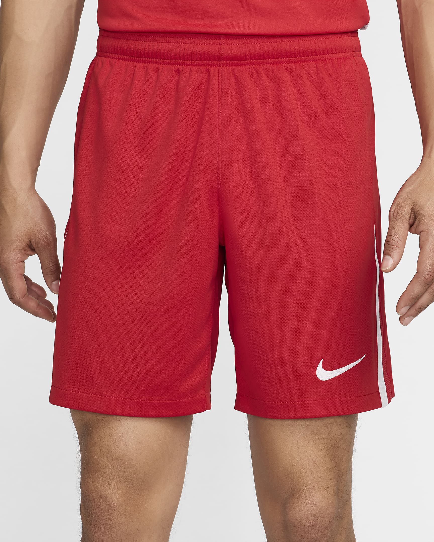 Türkei 2024/25 Stadium Home/Away Nike Replica Dri-FIT Fußballshorts für Herren - Sport Red/Weiß