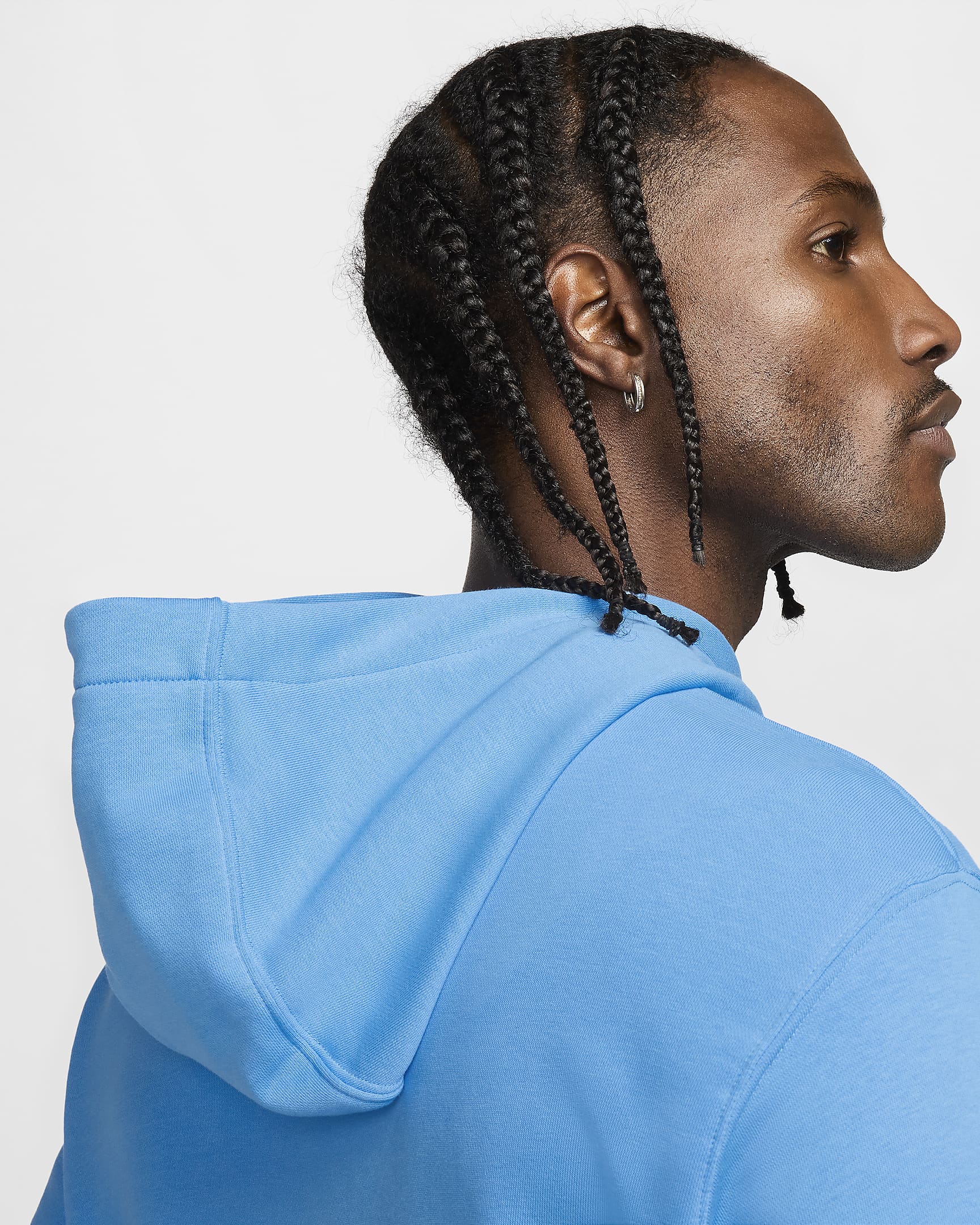 Nike Sportswear Club Men's Pullover Hoodie - University Blue/University Blue/White