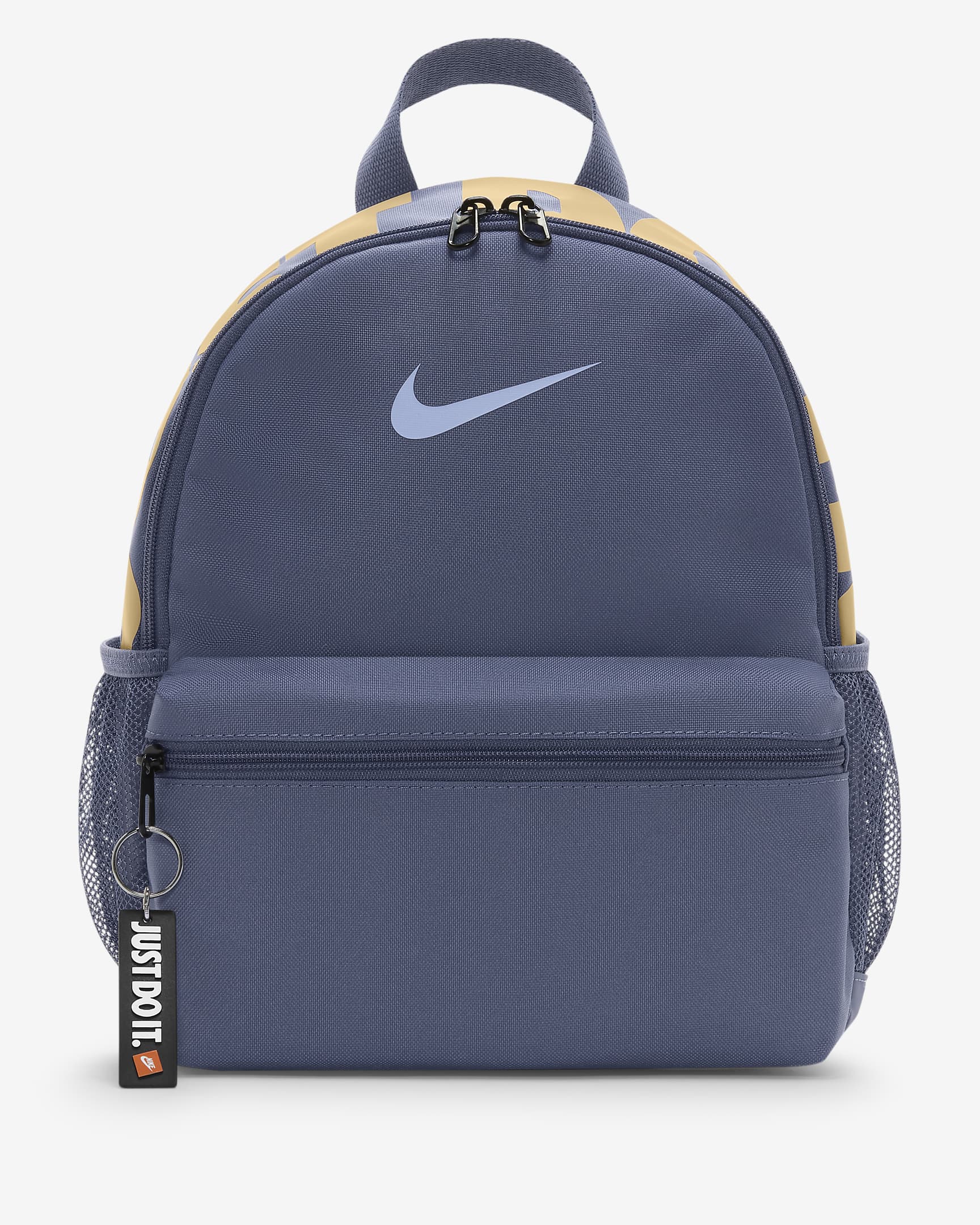 Nike Brasilia JDI Kids' Mini Backpack (11L) - Diffused Blue/Cobalt Bliss/Pale Vanilla