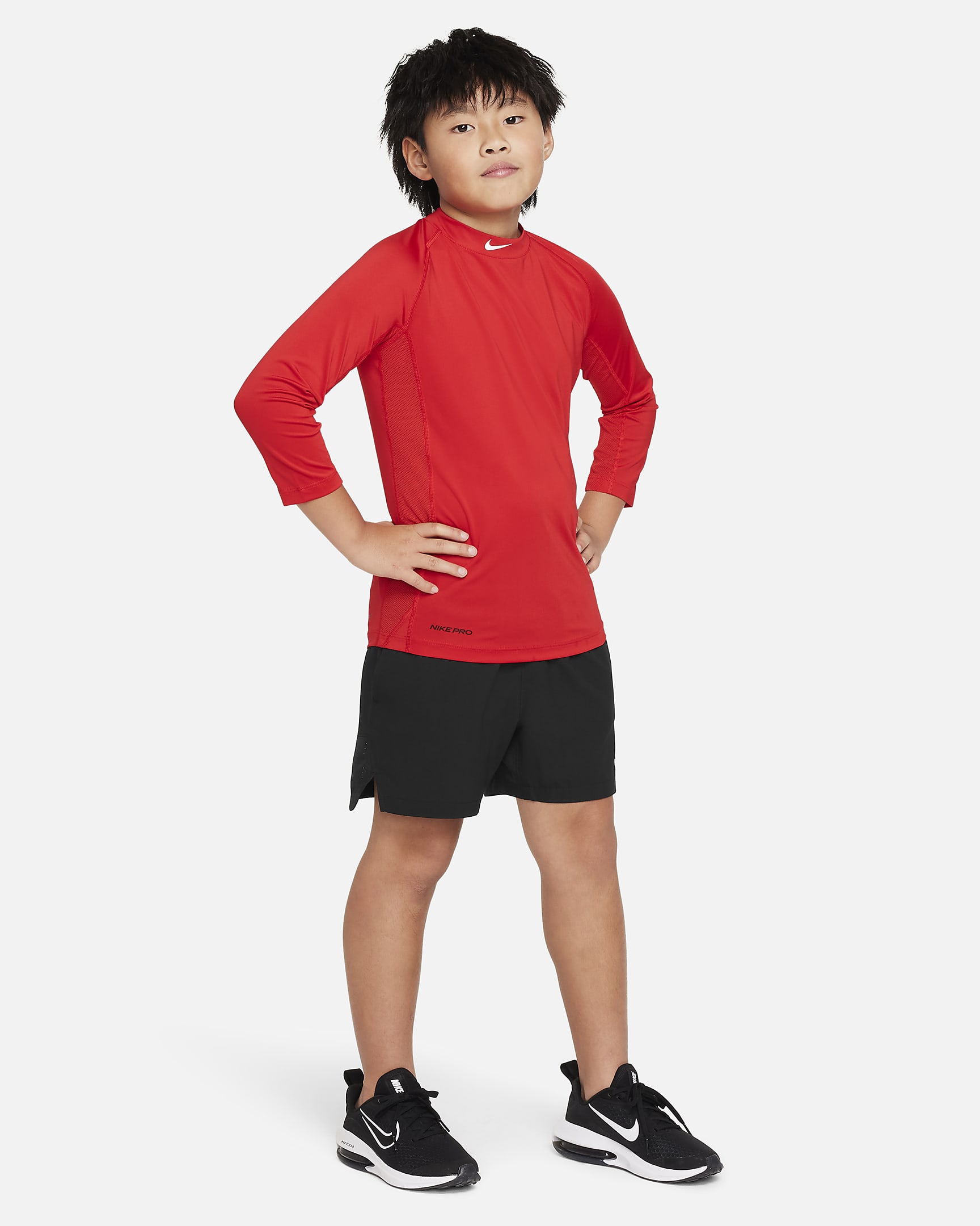 Nike Dry Big Kids' (Boys') 3/4-Sleeve Baseball Top. Nike.com