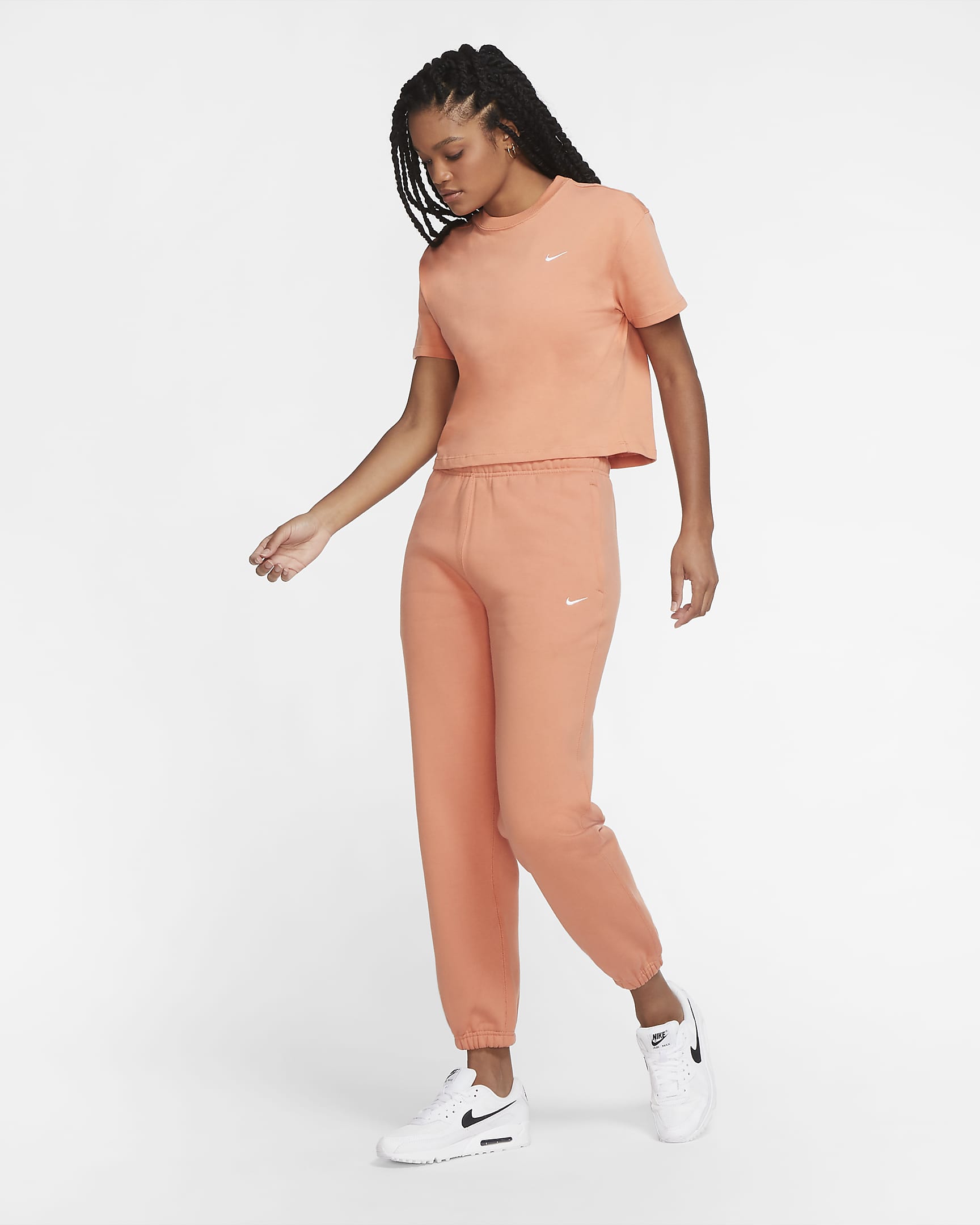 NikeLab Women's Fleece Pants - Healing Orange