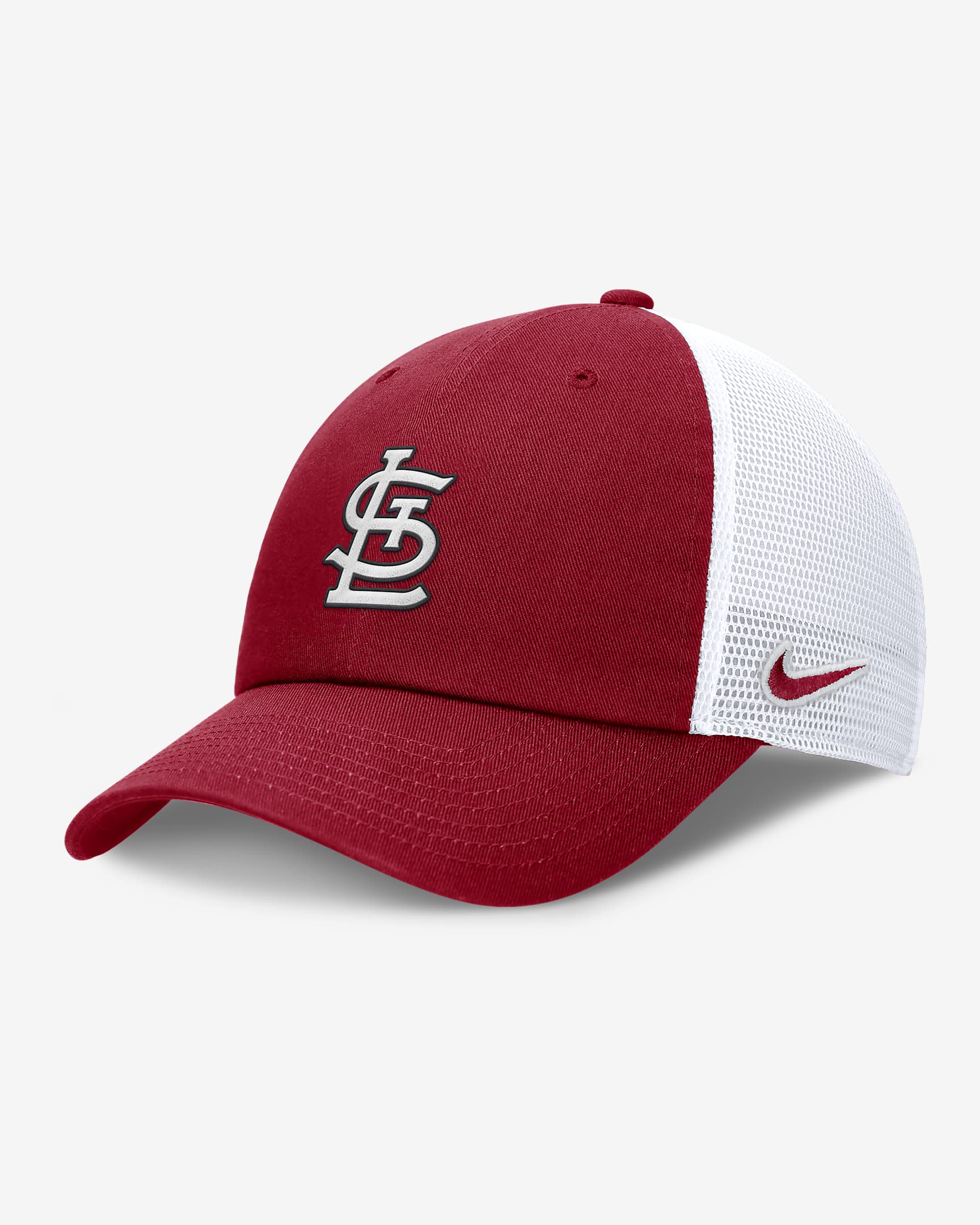 St. Louis Cardinals Evergreen Club Men's Nike MLB Trucker Adjustable Hat - Red