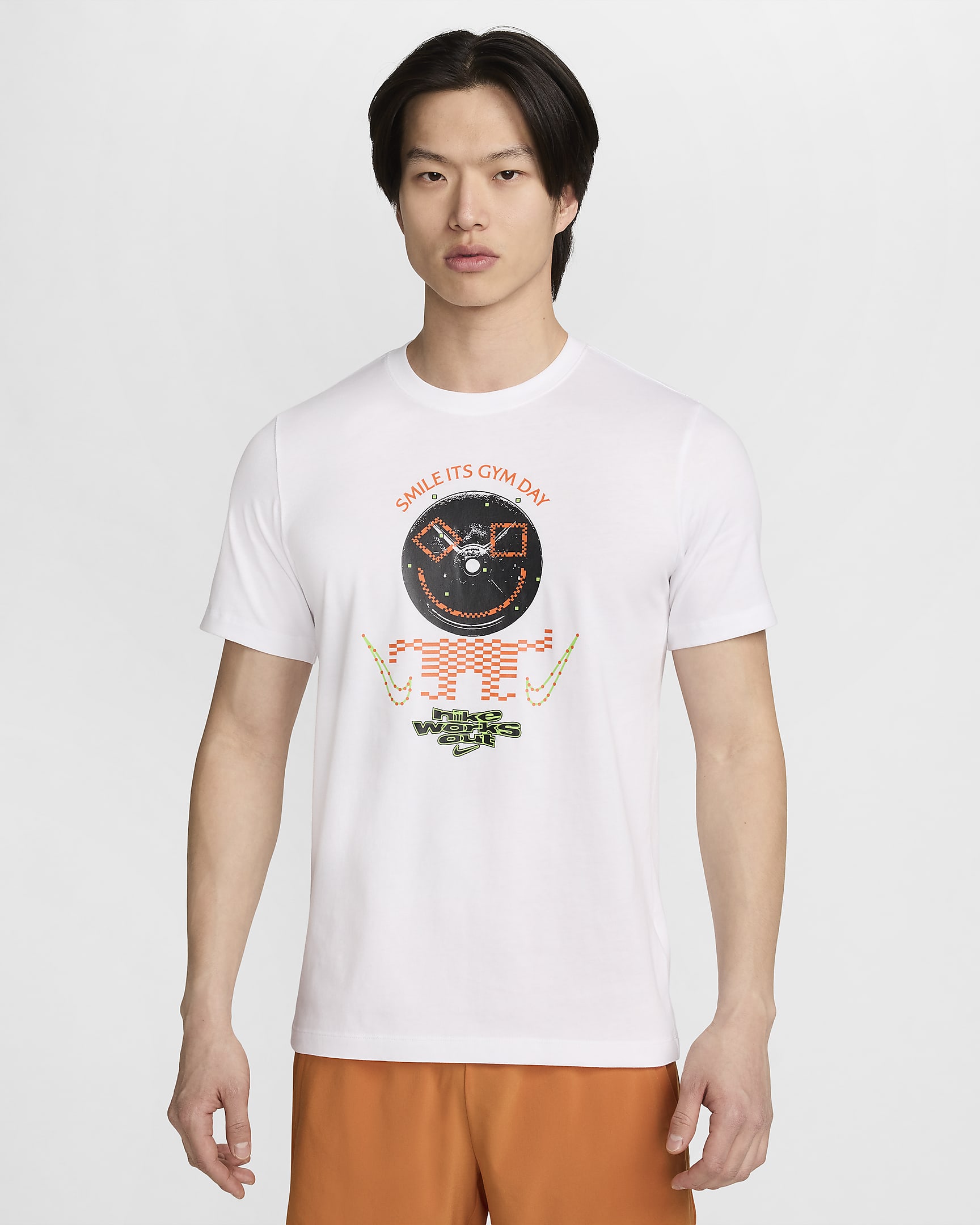 Nike Men's Fitness T-Shirt - White