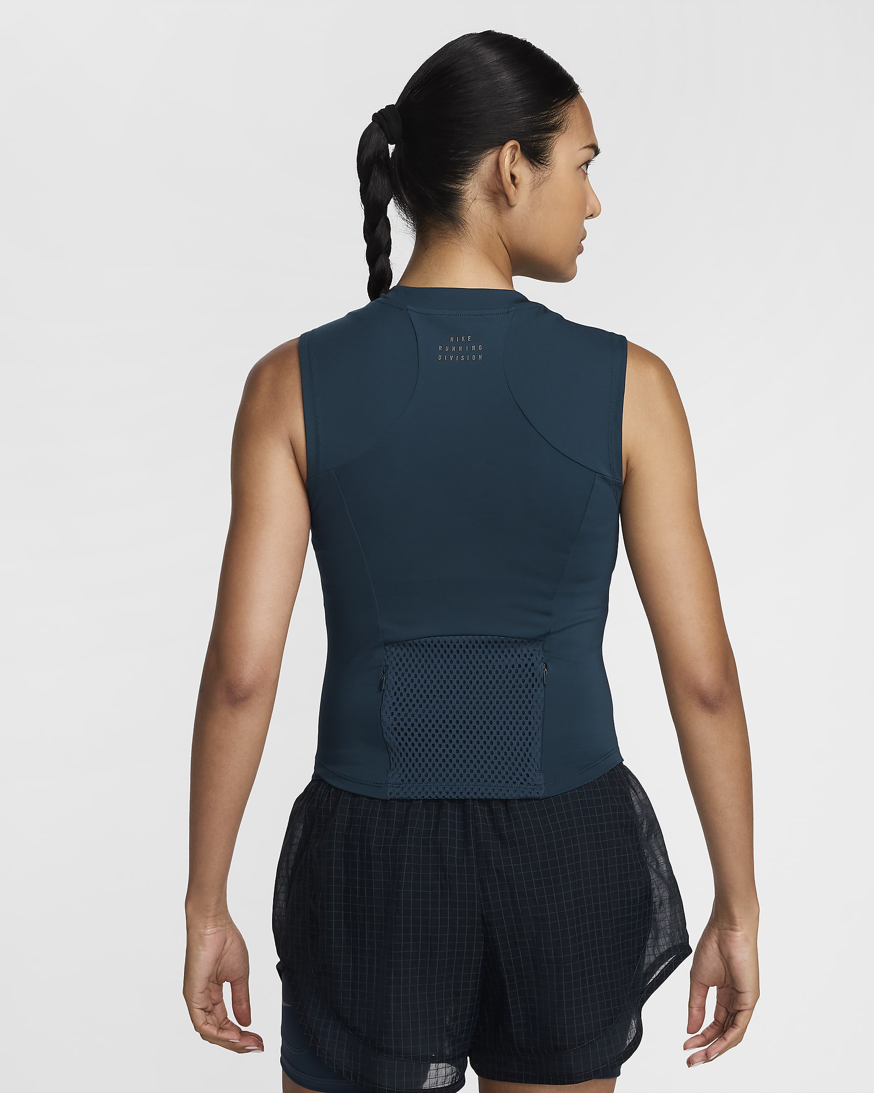 Nike Running Division Women's Dri-FIT Pocket Running Tank Top - Armoury Navy