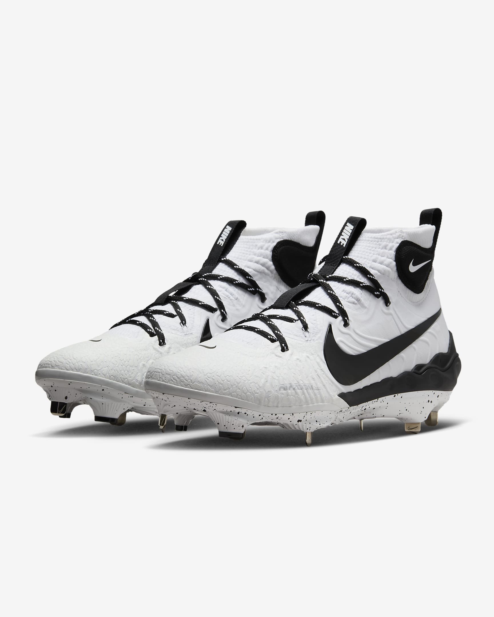 Nike Alpha Huarache NXT Men's Baseball Cleats - White/Pure Platinum/Black