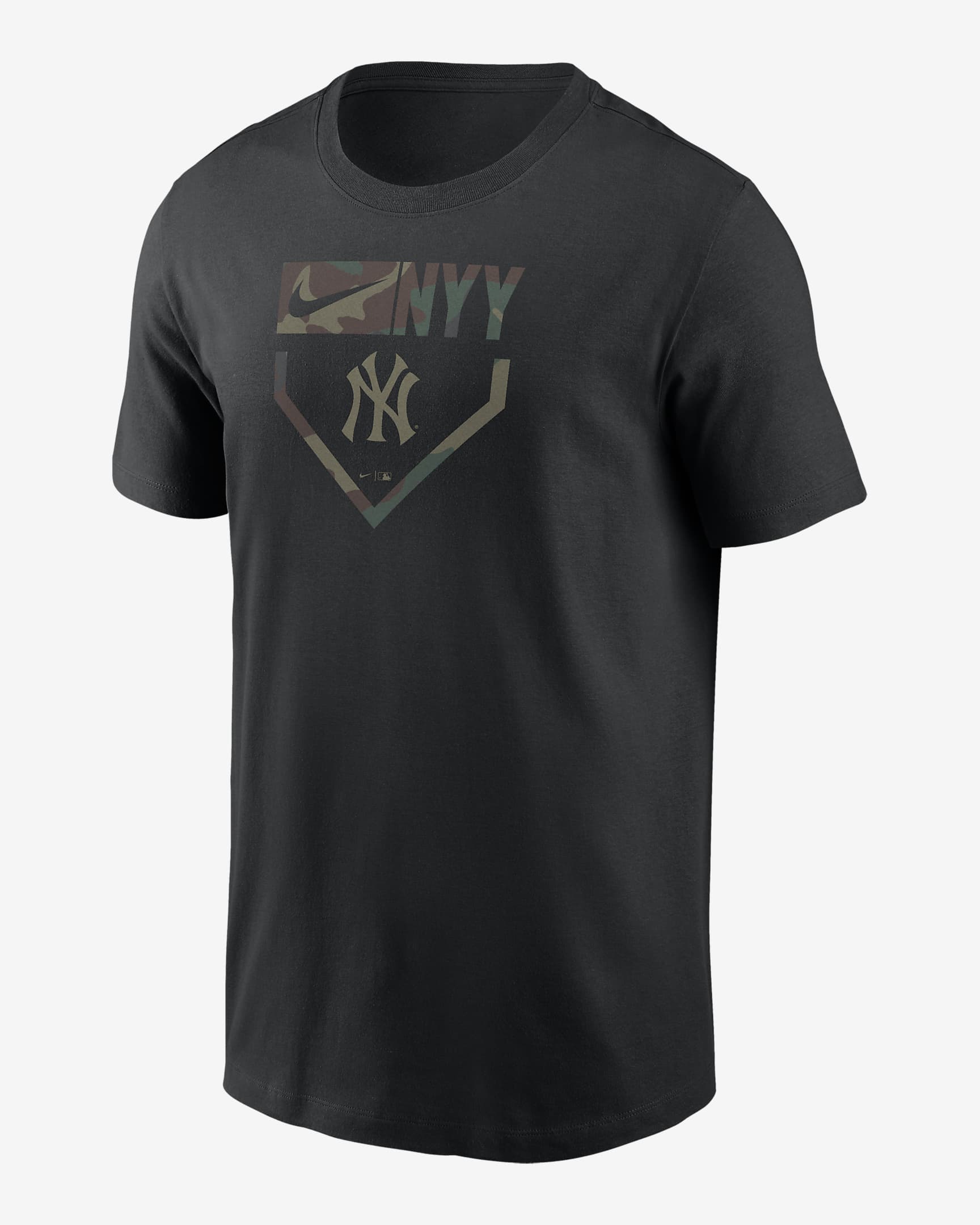 New York Yankees Camo Men's Nike MLB T-Shirt - Black