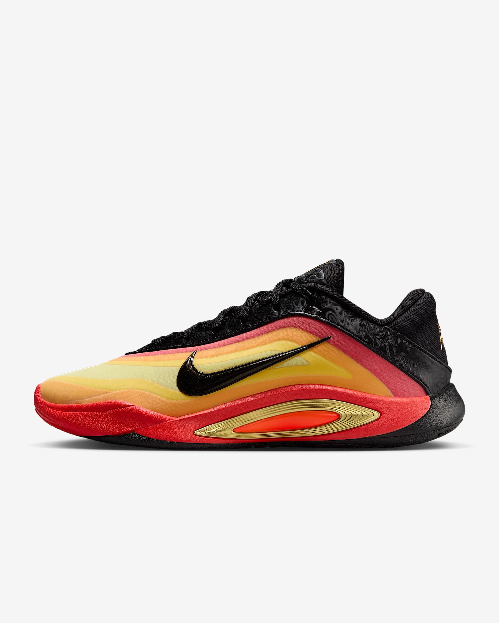 A'One ASW A'ja Wilson Basketball Shoes - Black/Bright Crimson/University Gold/Metallic Gold