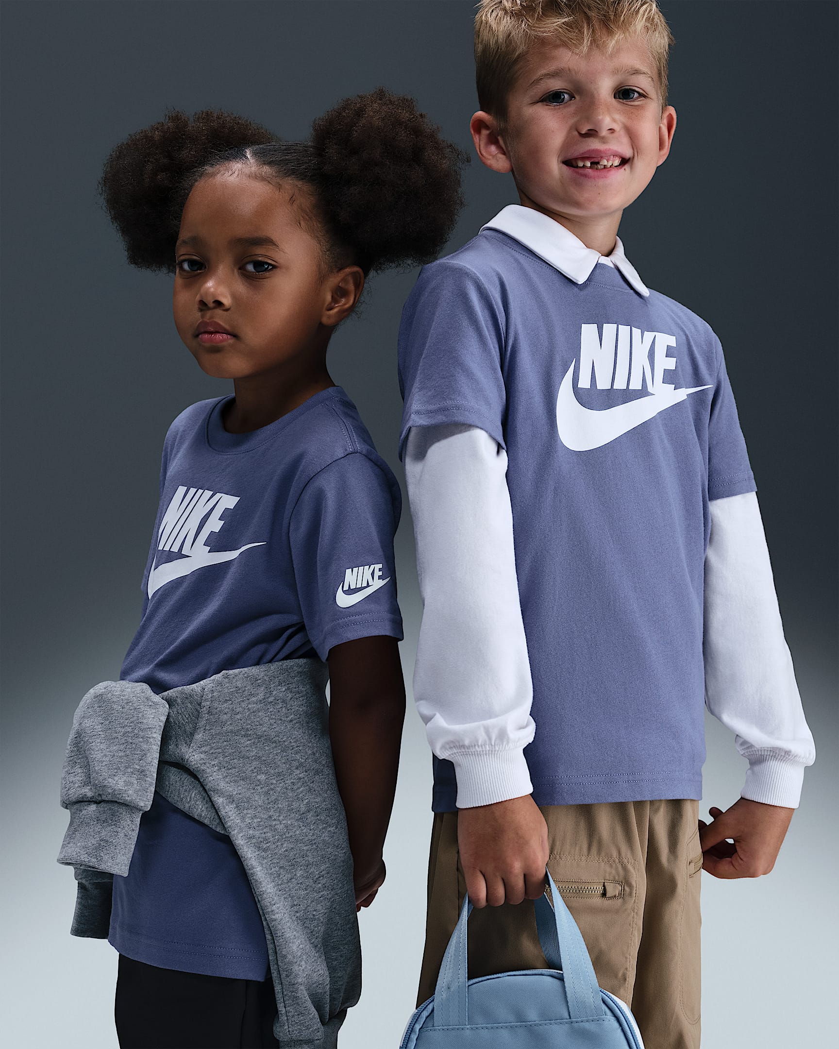 Nike Futura Little Kids' Evergreen T-Shirt - World Indigo