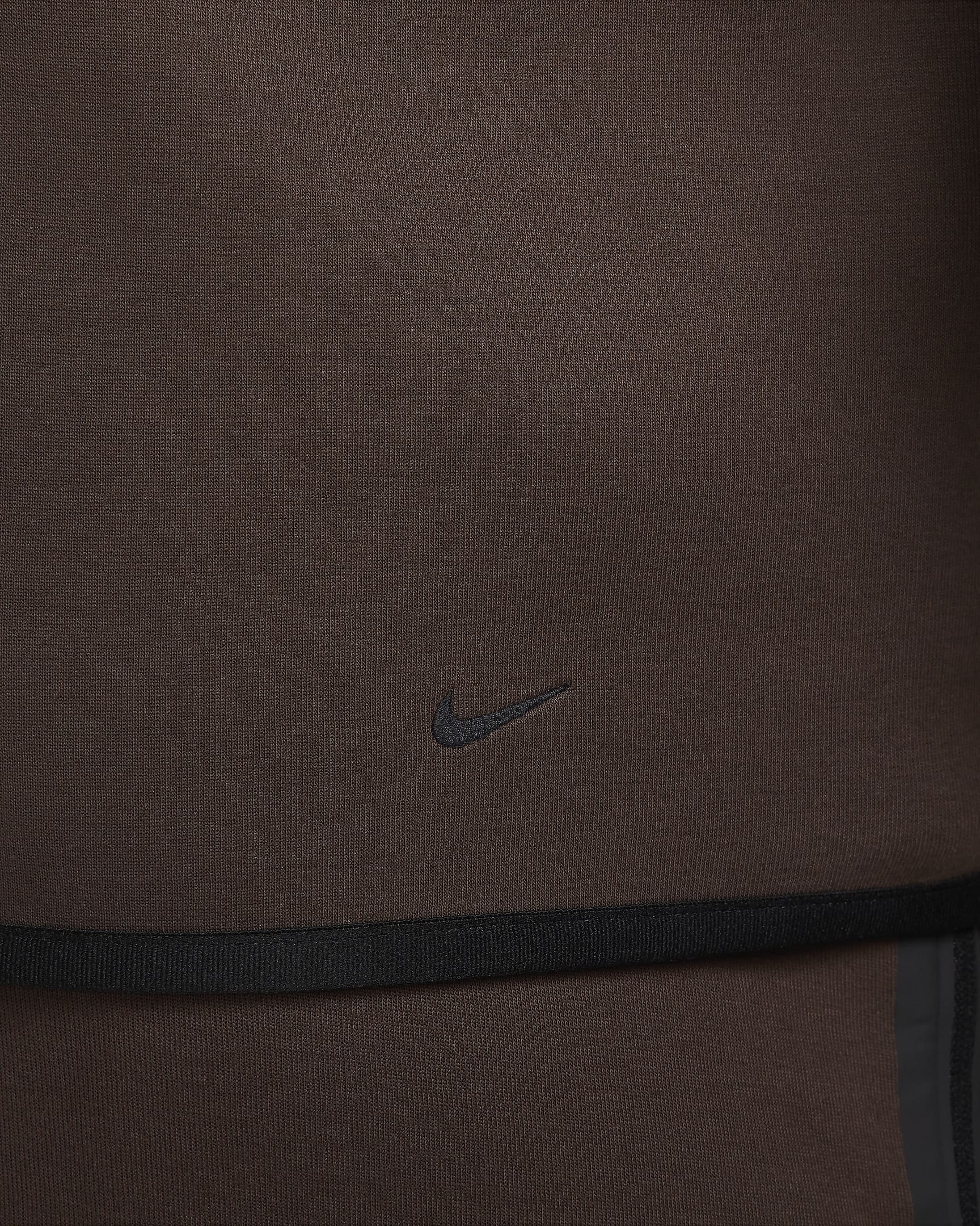 Nike Tech Men's Full-Zip Windrunner Hoodie - Baroque Brown/Black