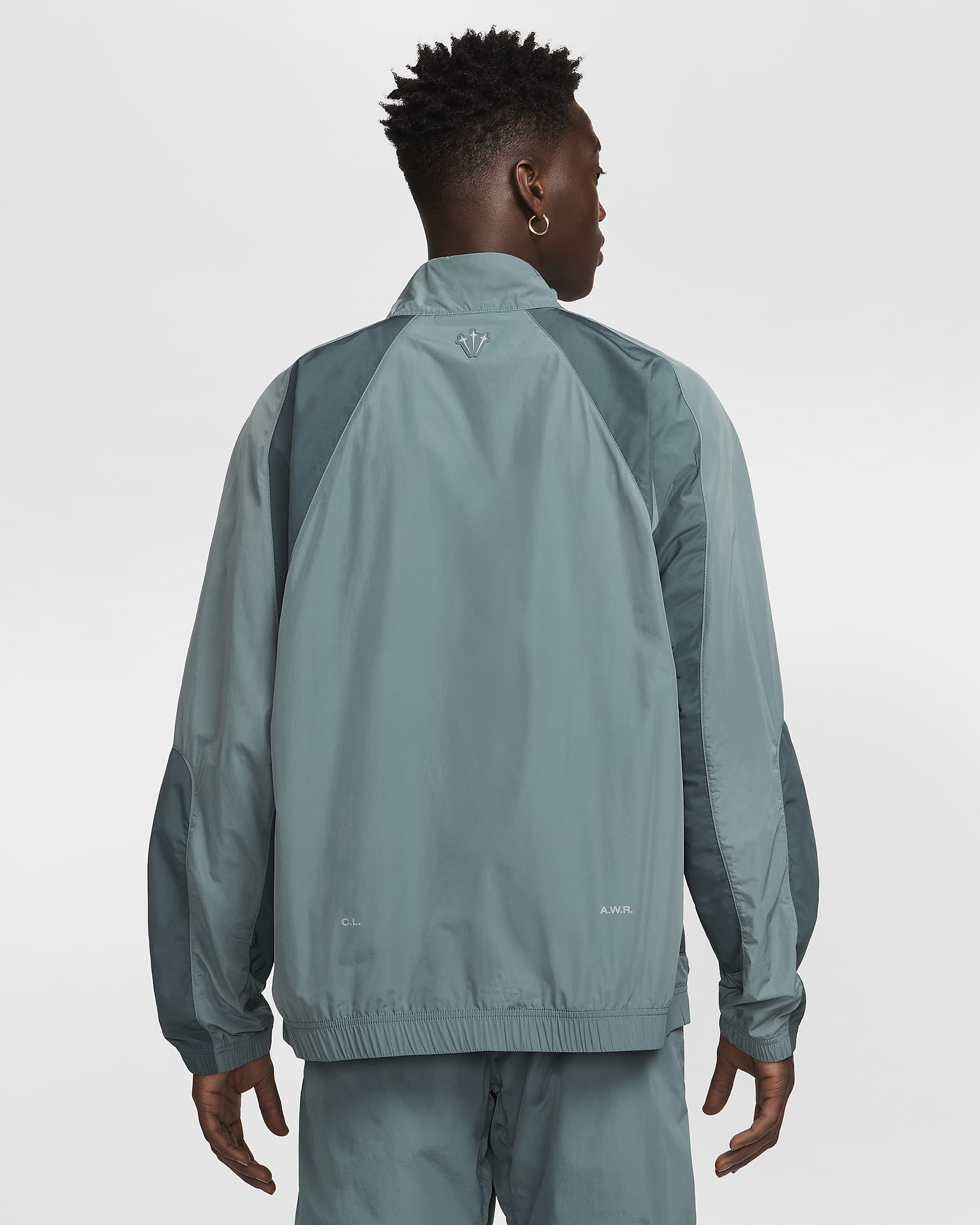 NOCTA Northstar Nylon Track Jacket - Mineral Slate/Faded Spruce/Mica Green