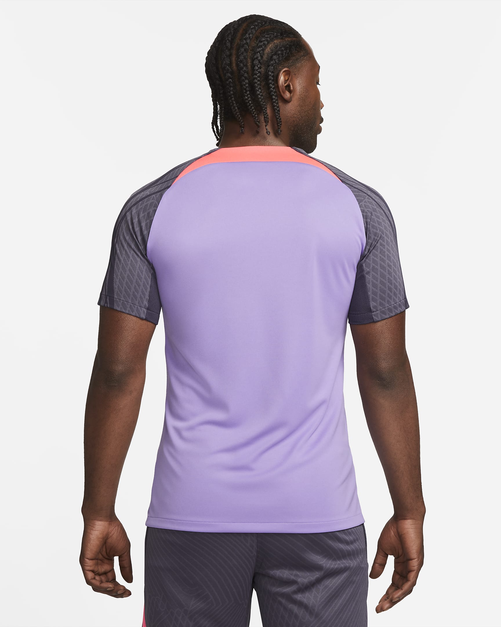 Liverpool F.C. Strike Third Men's Nike Dri-FIT Football Short-Sleeve Top - Space Purple/Hot Punch/White