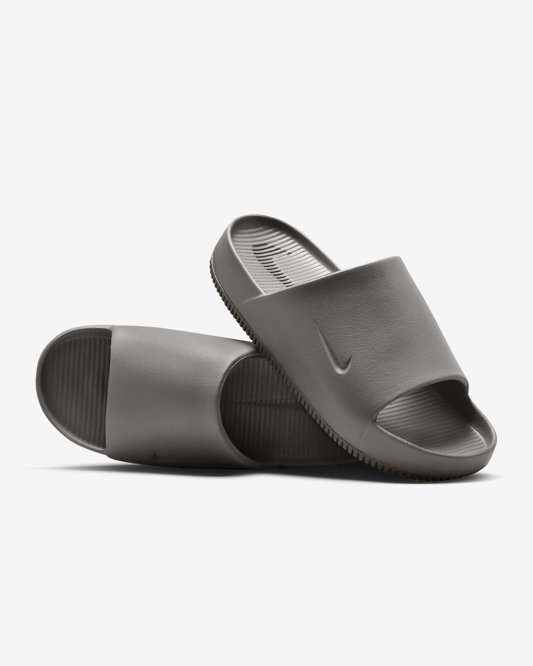 Nike Calm Men's Slides - Flat Pewter/Flat Pewter