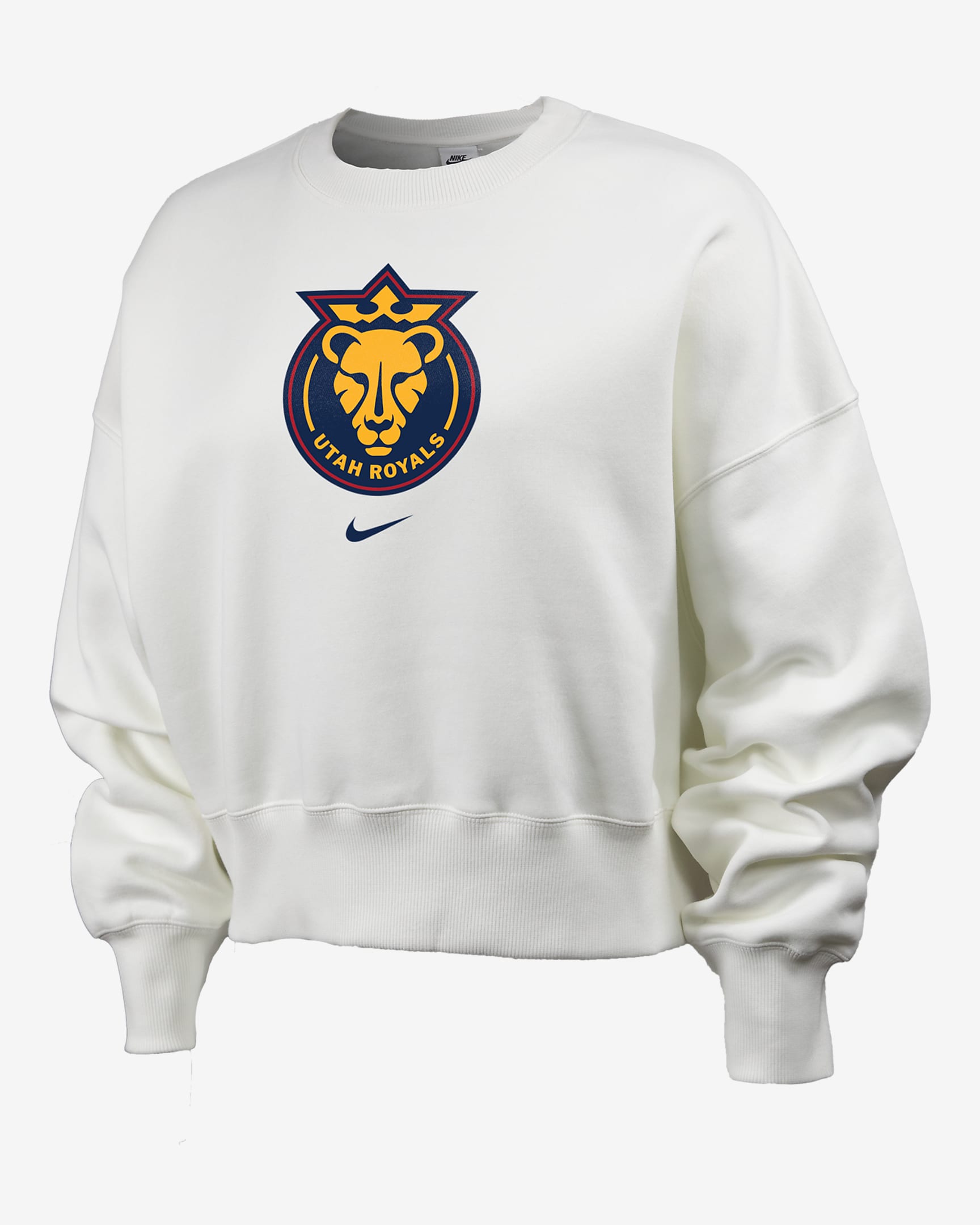 Utah Royals FC Phoenix Fleece Women's Nike NWSL Crew-Neck Sweatshirt - Sail