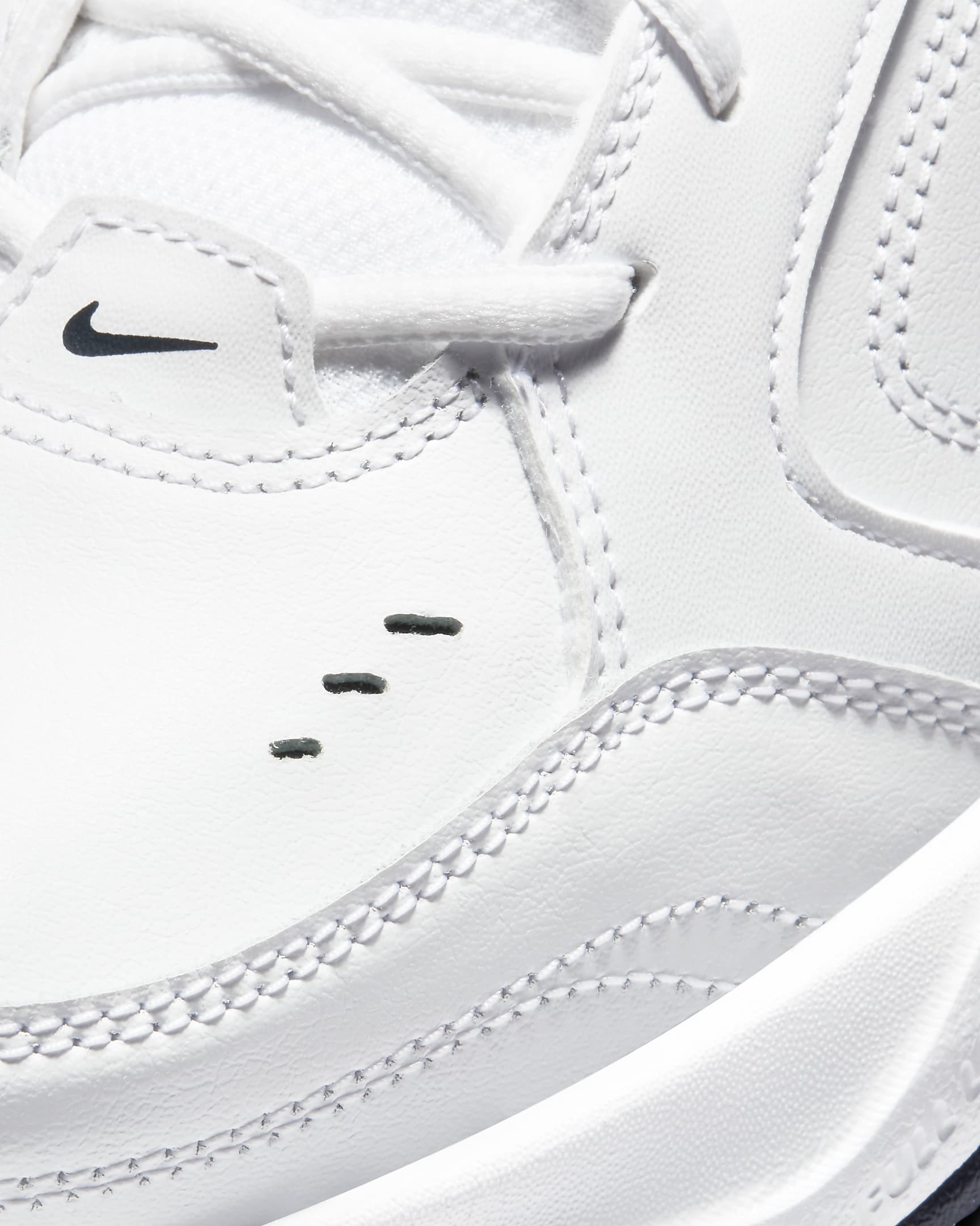 Nike Air Monarch IV Men's Workout Shoes - White/Metallic Silver
