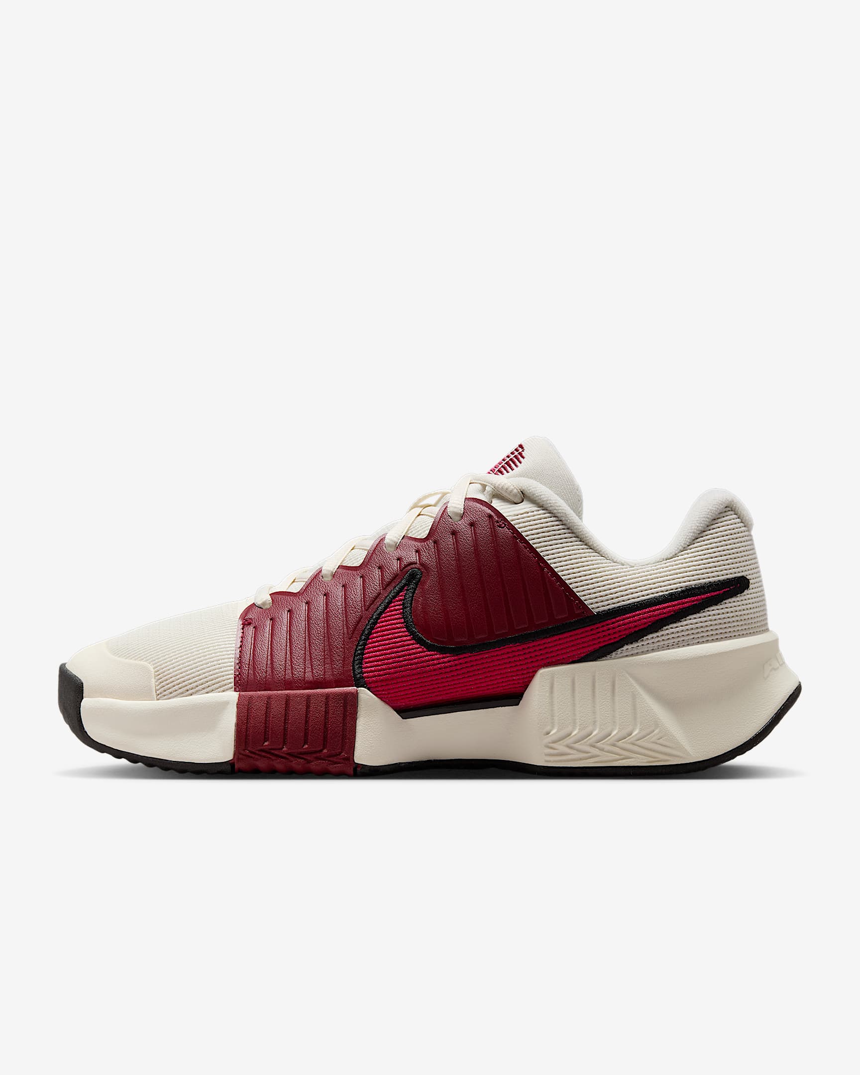 Nike GP Challenge Pro Toprak Kort Kadın Tenis Ayakkabısı - Pale Ivory/Sail/Team Red/Rush Pink