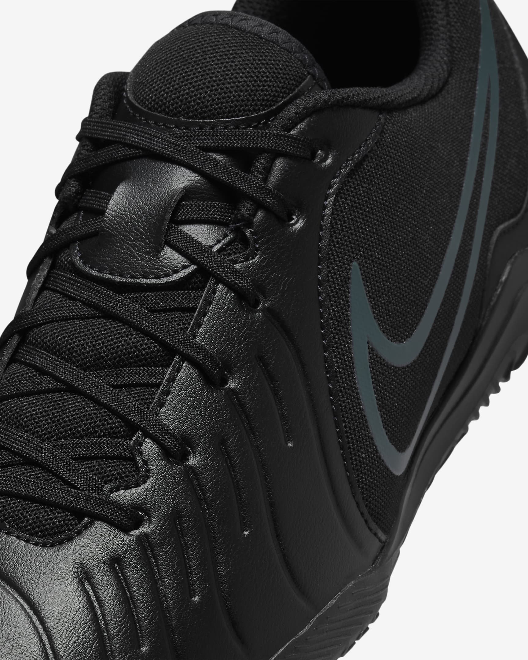 Nike Tiempo Legend 10 Club Indoor Court Low-Top Football Shoes - Black/Deep Jungle/Black