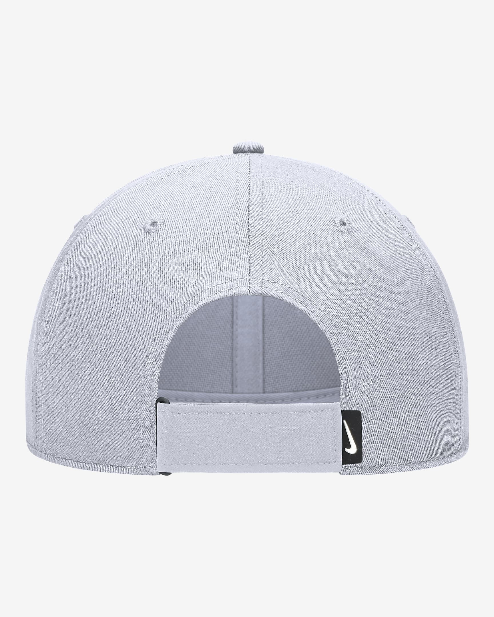 Nike Club Structured Dri-FIT Softball Futura Swoosh Cap - White