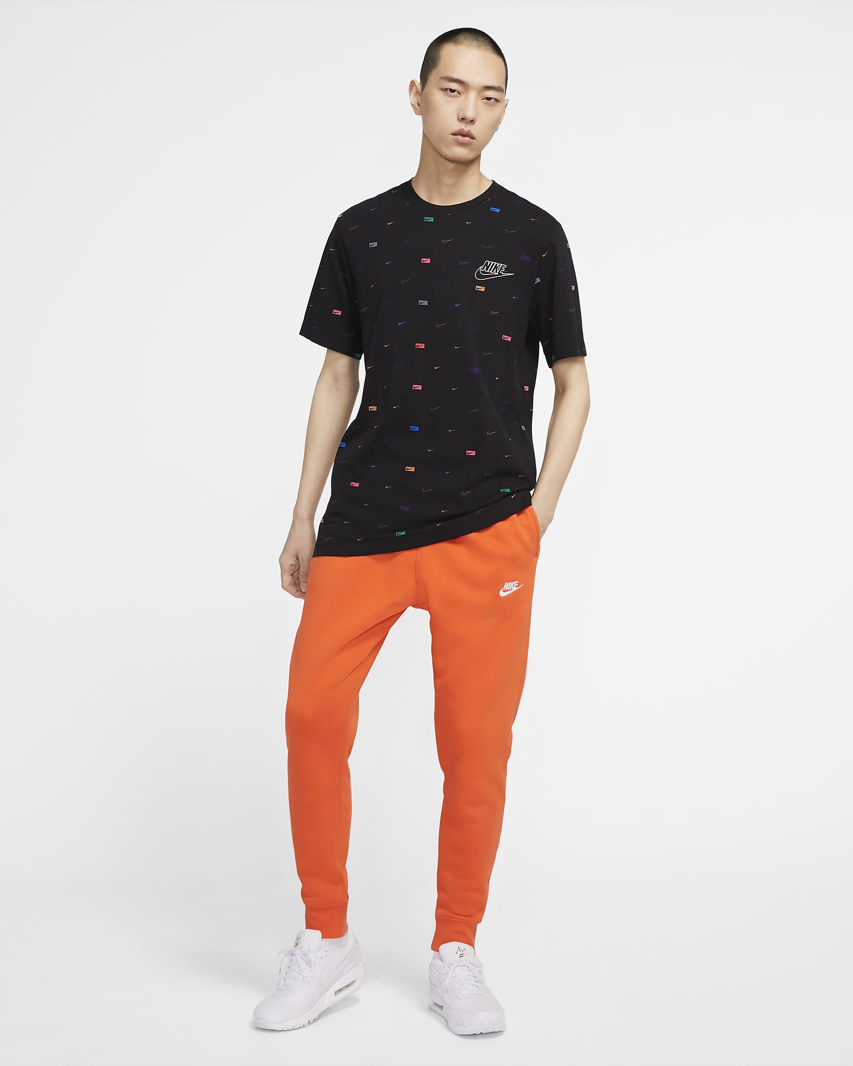 Nike Sportswear Men's Printed T-Shirt - Black