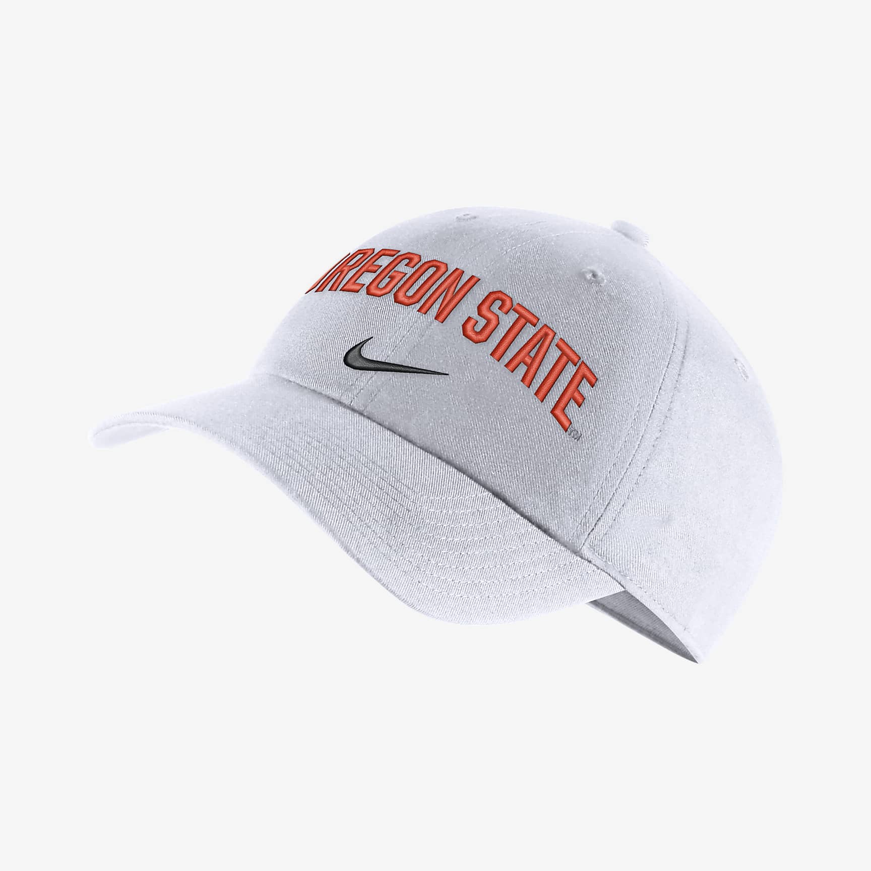 Nike College Heritage86 (Oregon State) Hat - White/Pewter Grey